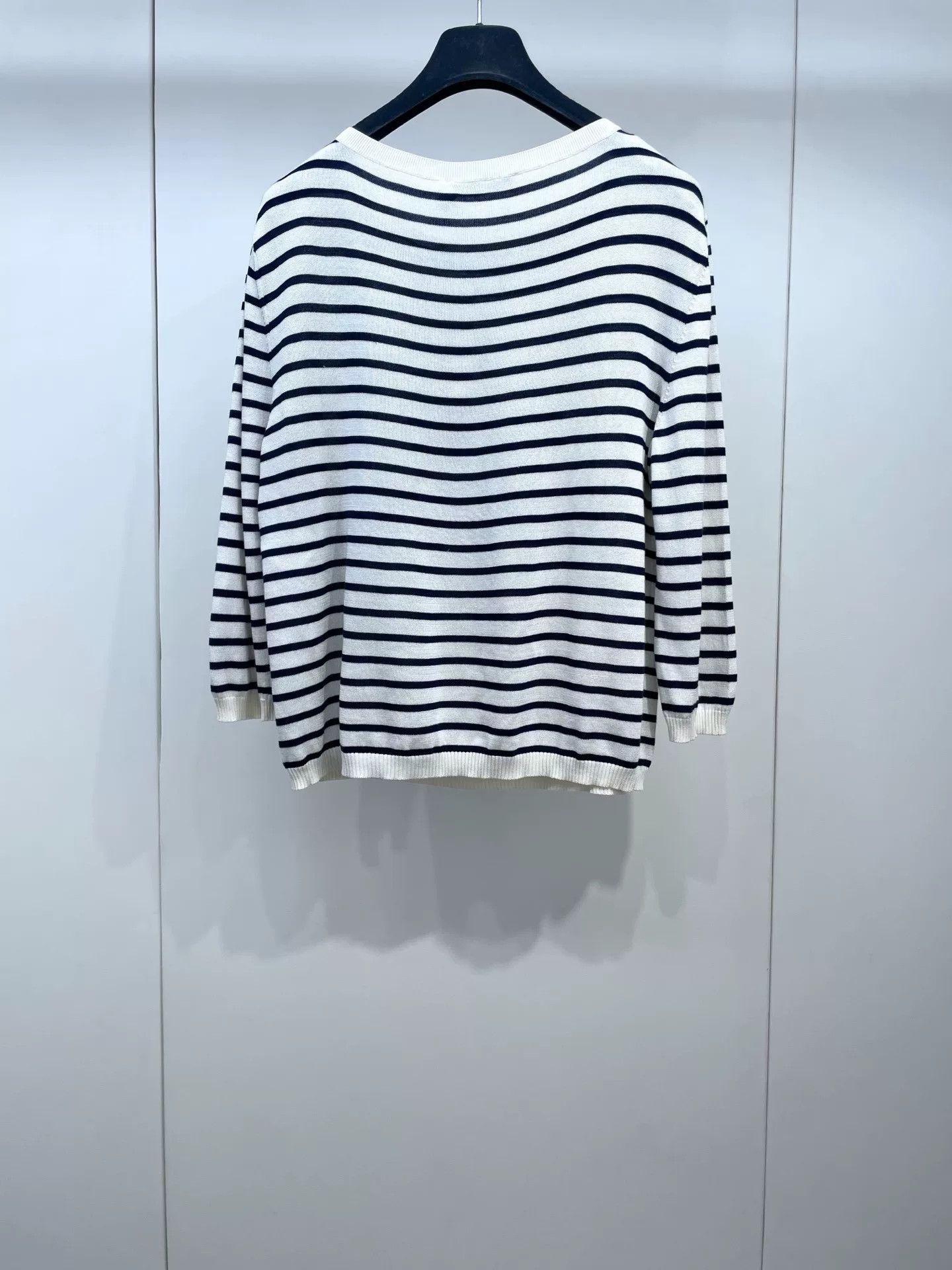 Japanese Brand DIOR Long Sleeve Striped T-Shirt Size US S / EU 44-46 / 1 - 2 Thumbnail