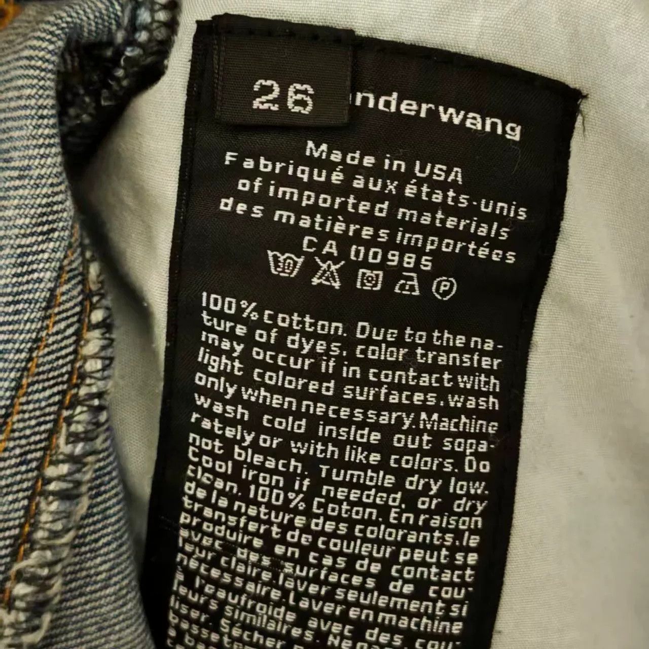 Japanese Brand Alexanderwang Light Blue Jeans Size 26" / US 2 / IT 38 - 5 Thumbnail