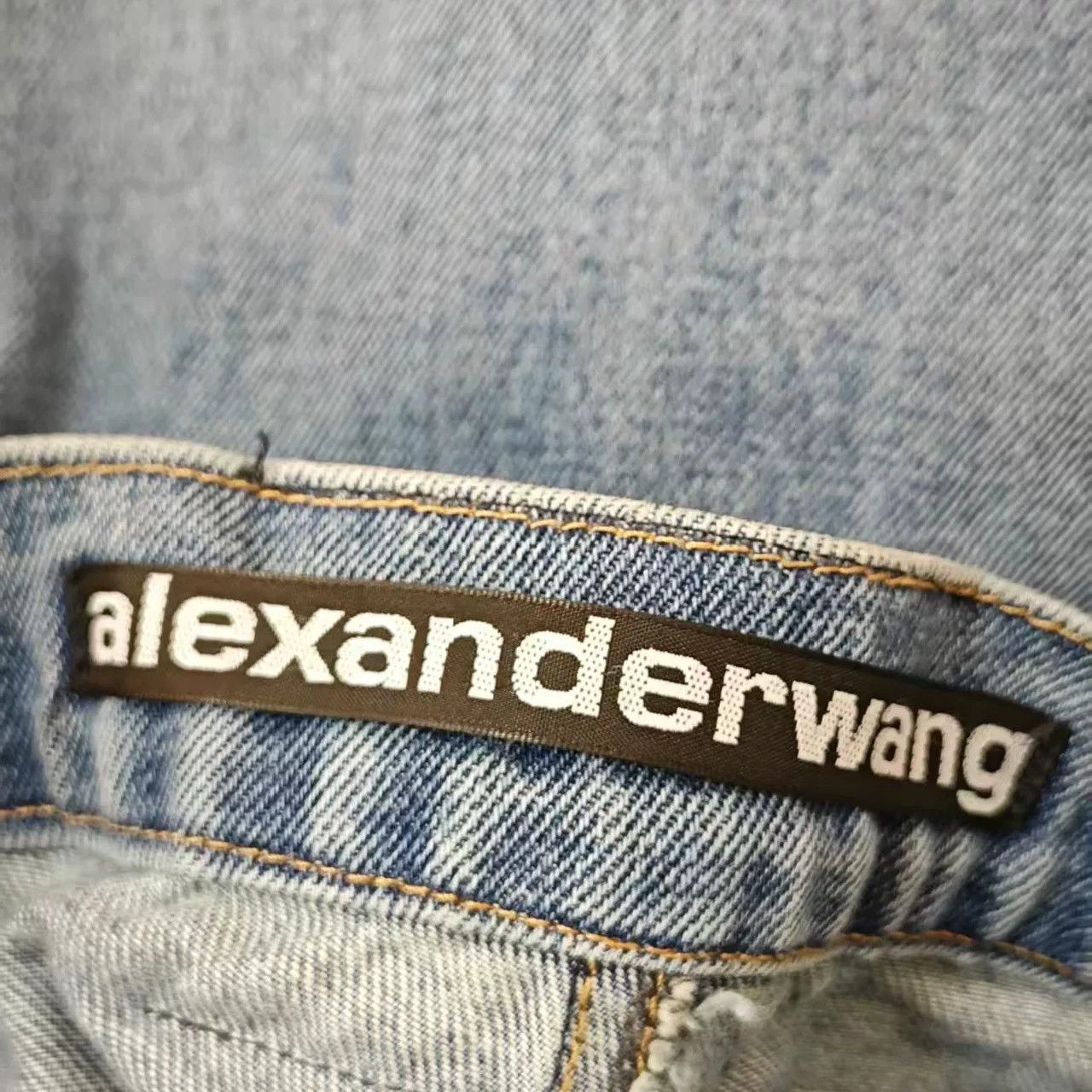 Japanese Brand Alexanderwang Light Blue Jeans Size 26" / US 2 / IT 38 - 4 Thumbnail