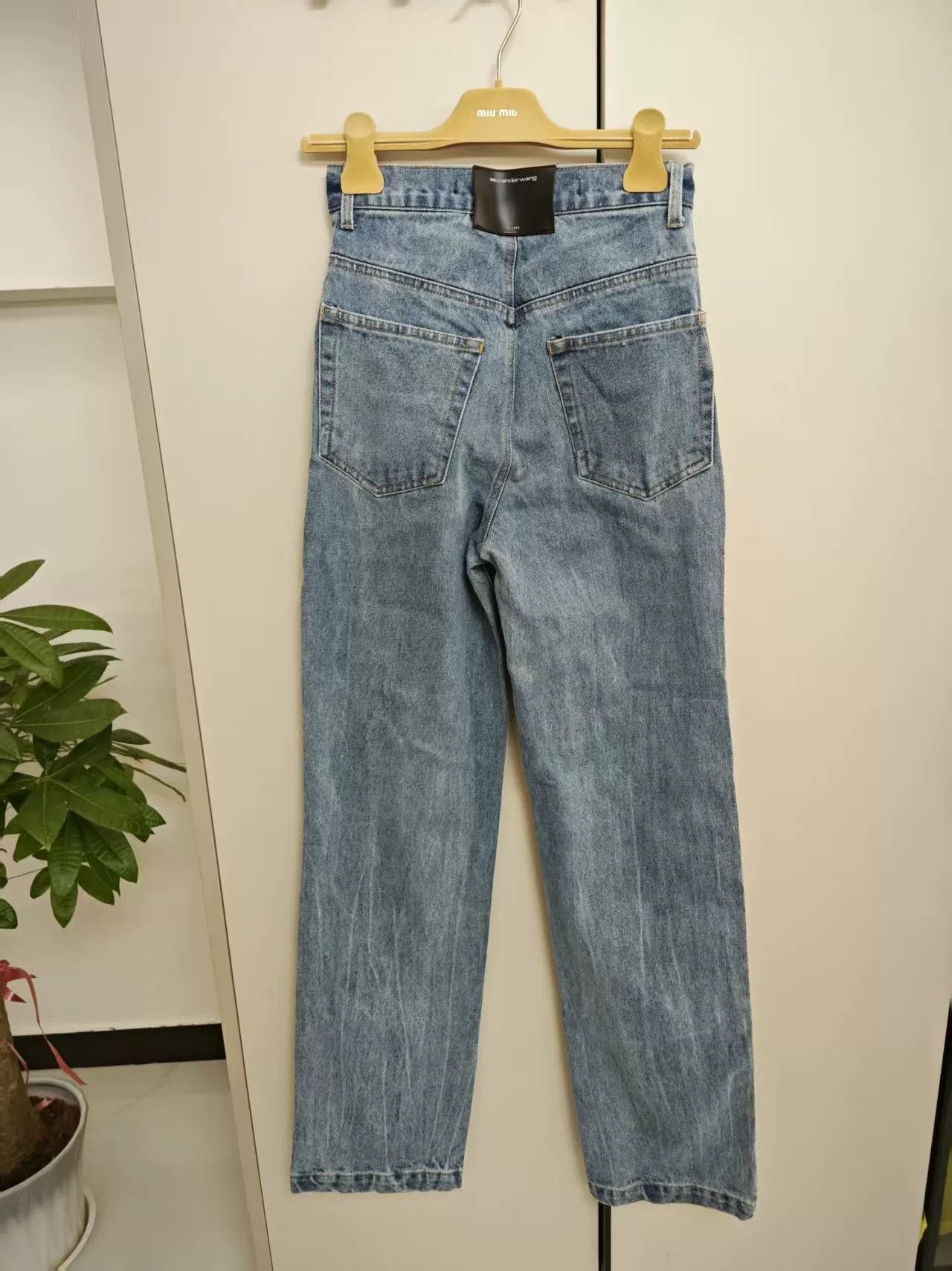 Japanese Brand Alexanderwang Light Blue Jeans Size 26" / US 2 / IT 38 - 2 Thumbnail