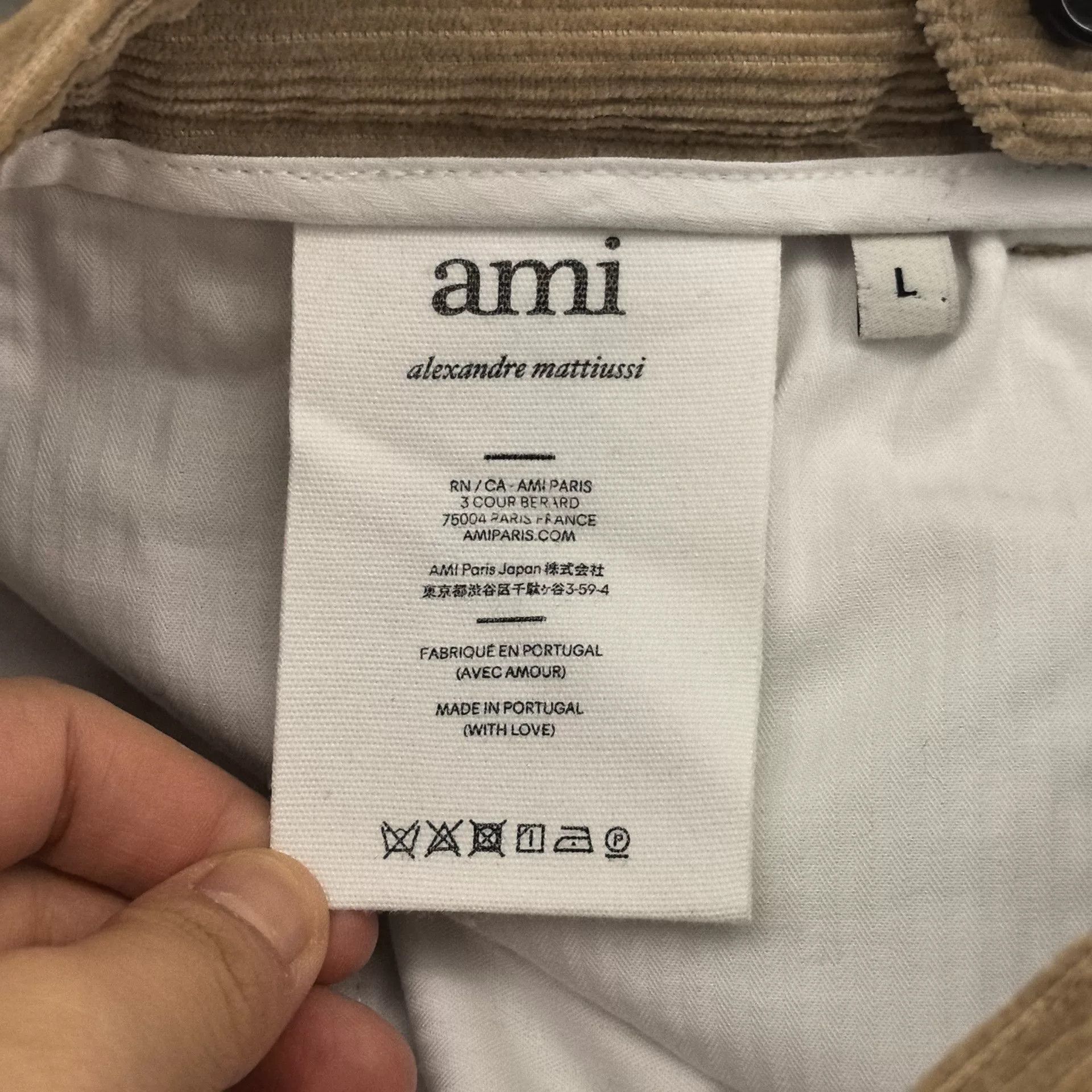 Japanese Brand AMIPARIS Solid Corduroy Ankle Trousers Size US 28 / EU 44 - 5 Thumbnail