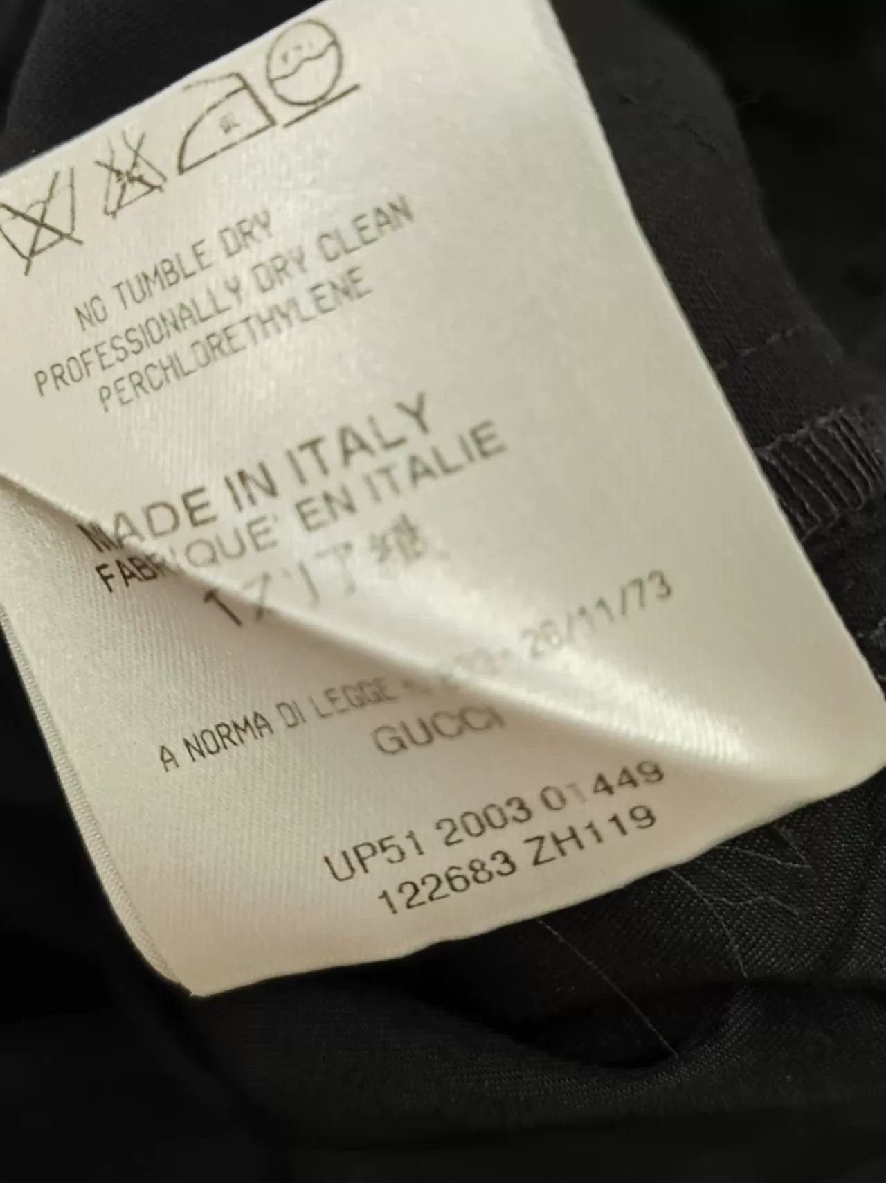 Japanese Brand Gucci Women's Black Casual Straight-Leg Pants Size 40" / US 18 - 8 Thumbnail