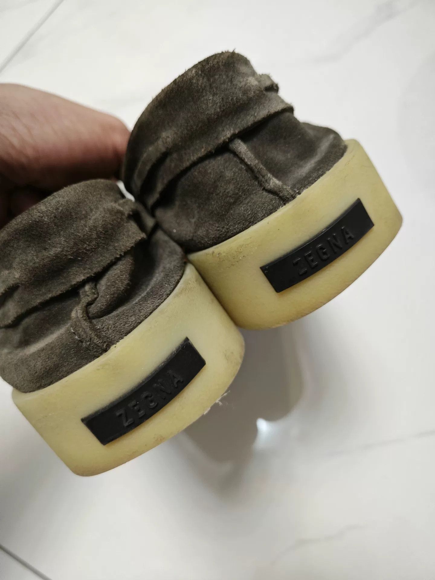 Japanese Brand Fear of God x Zegna Suede Men's Sneakers Size US 7.5 / EU 40-41 - 3 Thumbnail