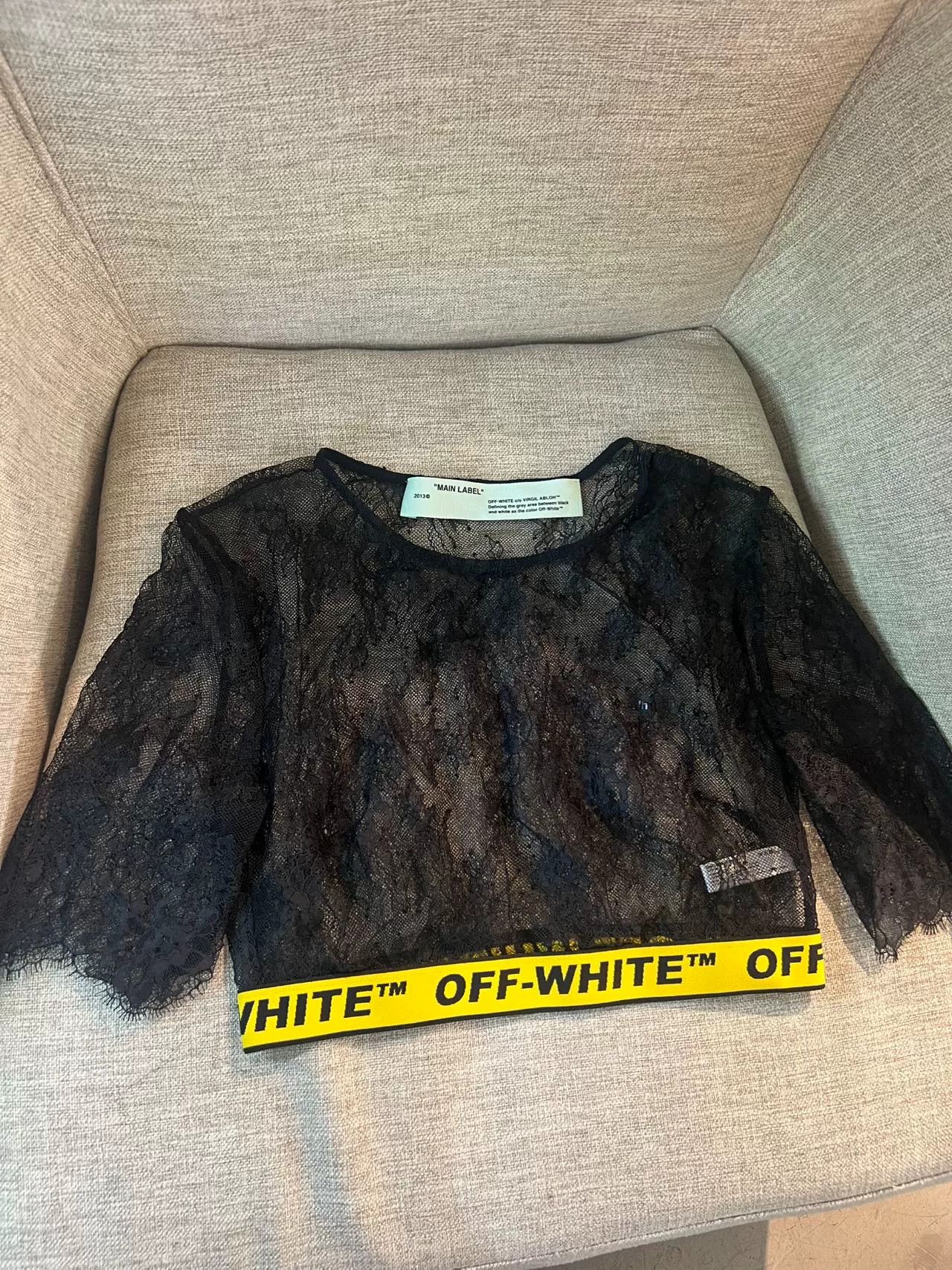 Japanese Brand Off-White Full Lace Base Layer Set Size M / US 6-8 / IT 42-44 - 2 Thumbnail