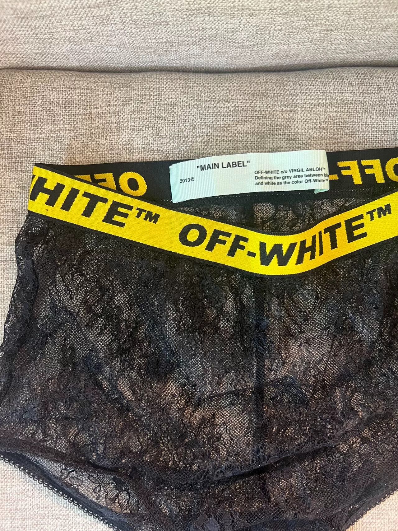Japanese Brand Off-White Full Lace Base Layer Set Size M / US 6-8 / IT 42-44 - 5 Thumbnail