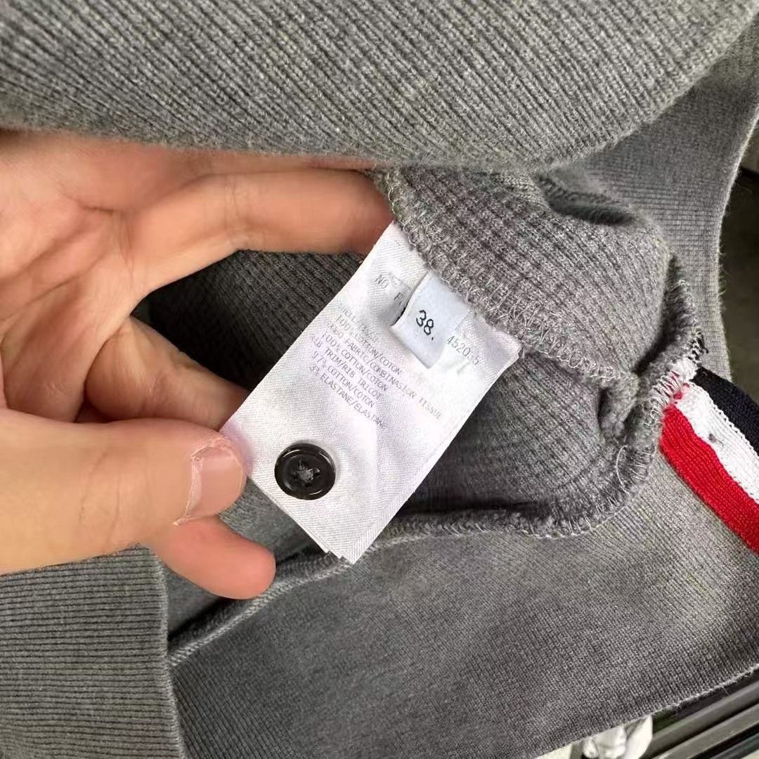 Japanese Brand Thom Browne Waffle Knit Sweatshirt Size US L / EU 52-54 / 3 - 4 Thumbnail