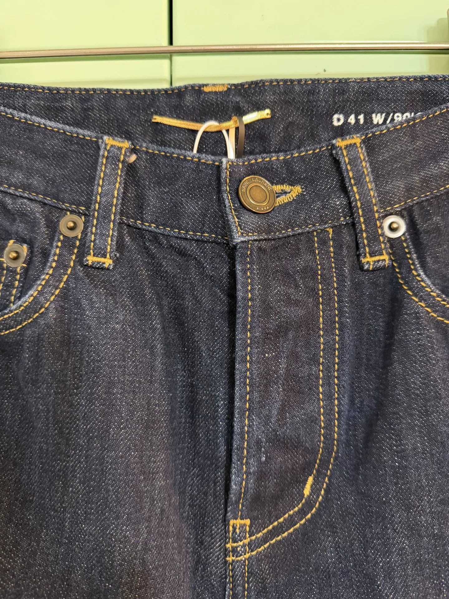 Saint Laurent Paris Saint Laurent Men's Straight Jeans Size US 32 / EU 48 - 6 Thumbnail