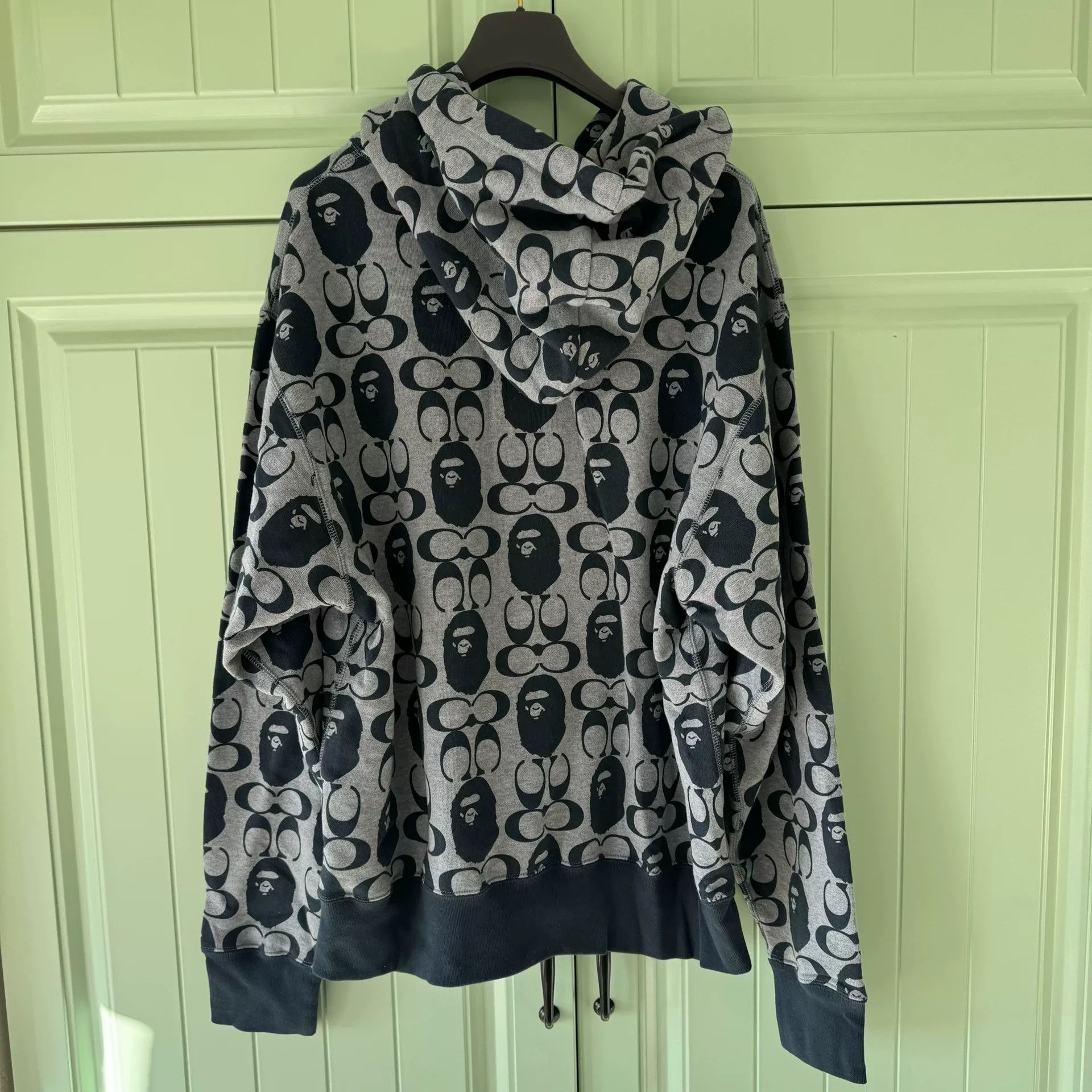 Japanese Brand COACH X BAPE All-Over Logo Hoodie Men Size US M / EU 48-50 / 2 - 2 Thumbnail