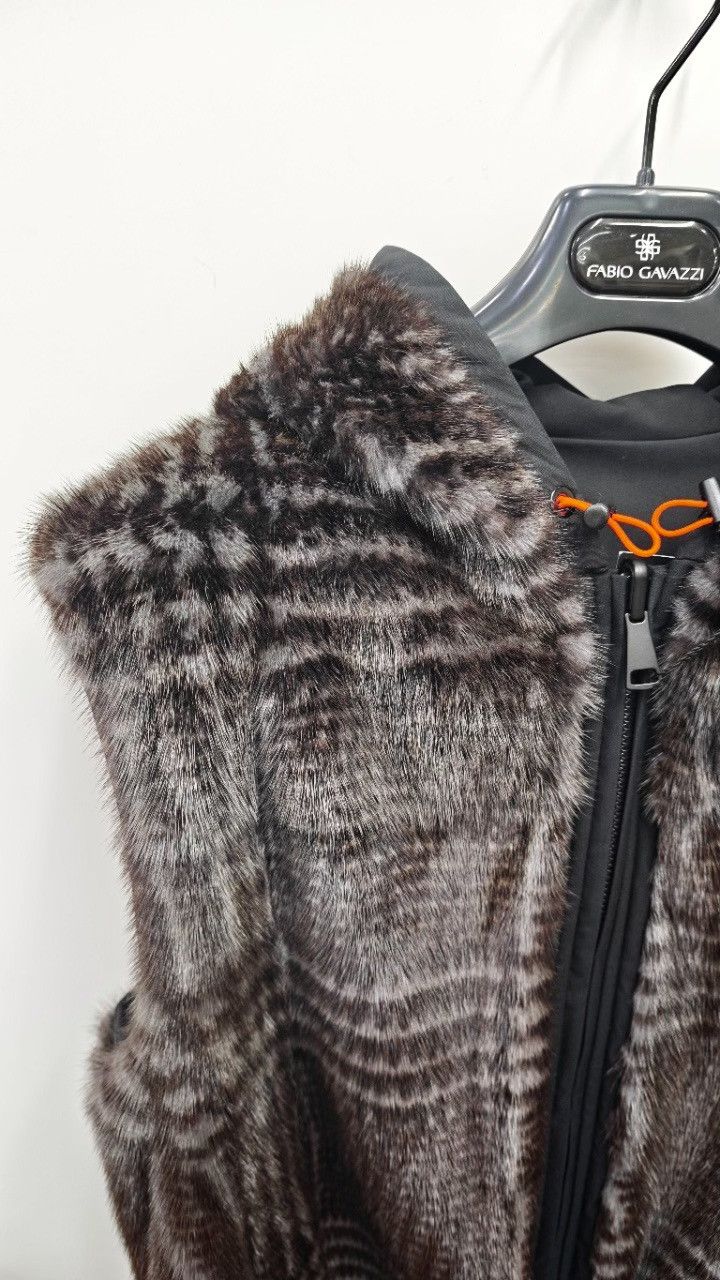 Japanese Brand Fabio Gavazz Men's Purple Fur Vest Size US M / EU 48-50 / 2 - 3 Thumbnail