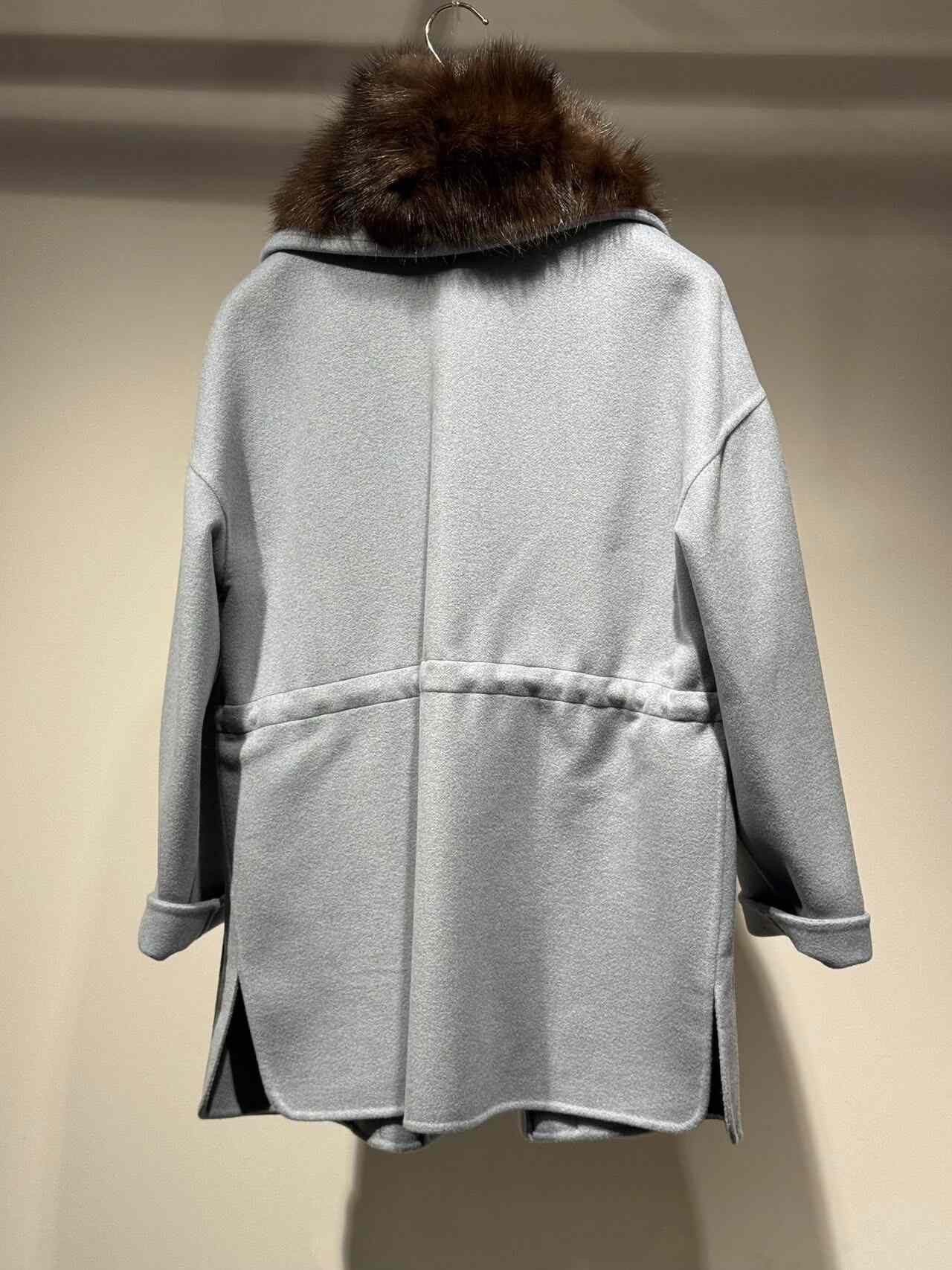 Japanese Brand Fabio Gavazzi Women's Fur Coat Size M / US 6-8 / IT 42-44 - 2 Thumbnail