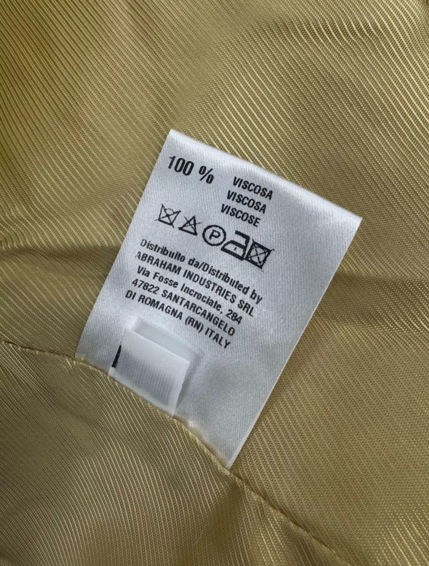 Japanese Brand Erika Cavallini Yellow Wool Coat Size S / US 4 / IT 40 - 8 Thumbnail
