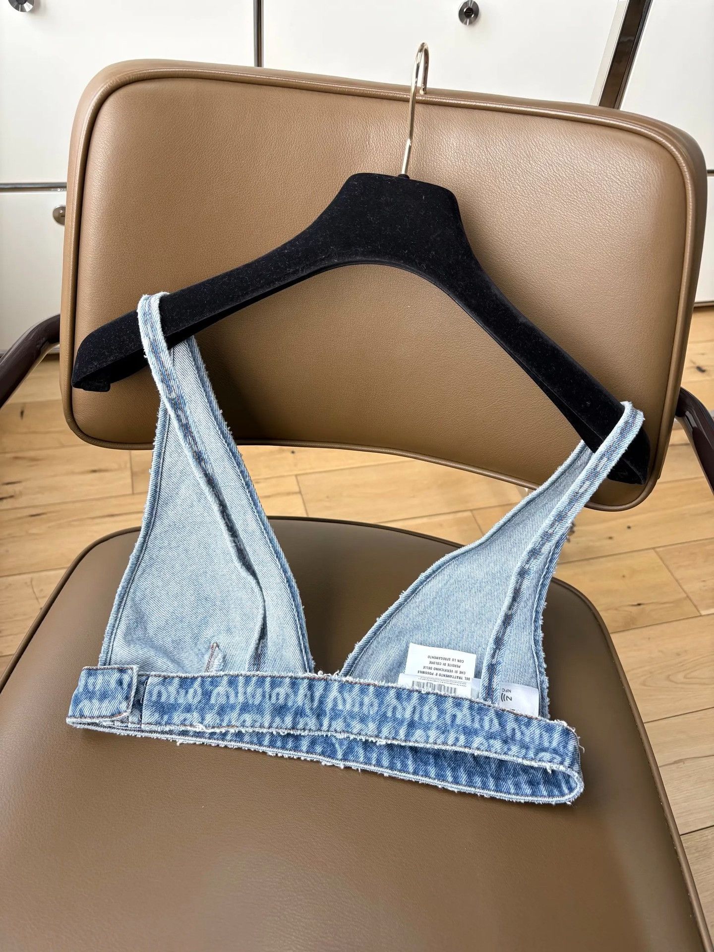 Miu Miu Miumiu Blue Denim Logo Print Vest & Pants Set Size XS / US 0-2 / IT 36-38 - 2 Thumbnail