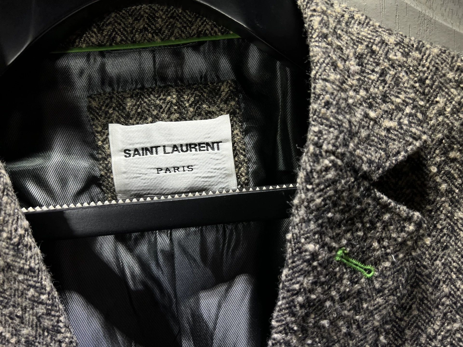 Saint Laurent Paris Men's Retro Business Casual Suit Jacket Size US L / EU 52-54 / 3 - 2 Thumbnail