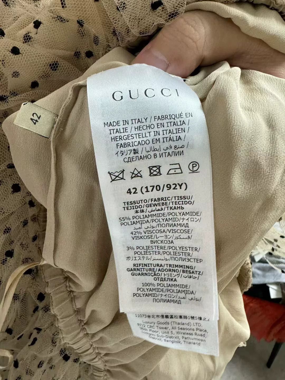 Japanese Brand GUCCI Long Evening Dress Size M / US 6-8 / IT 42-44 - 5 Thumbnail