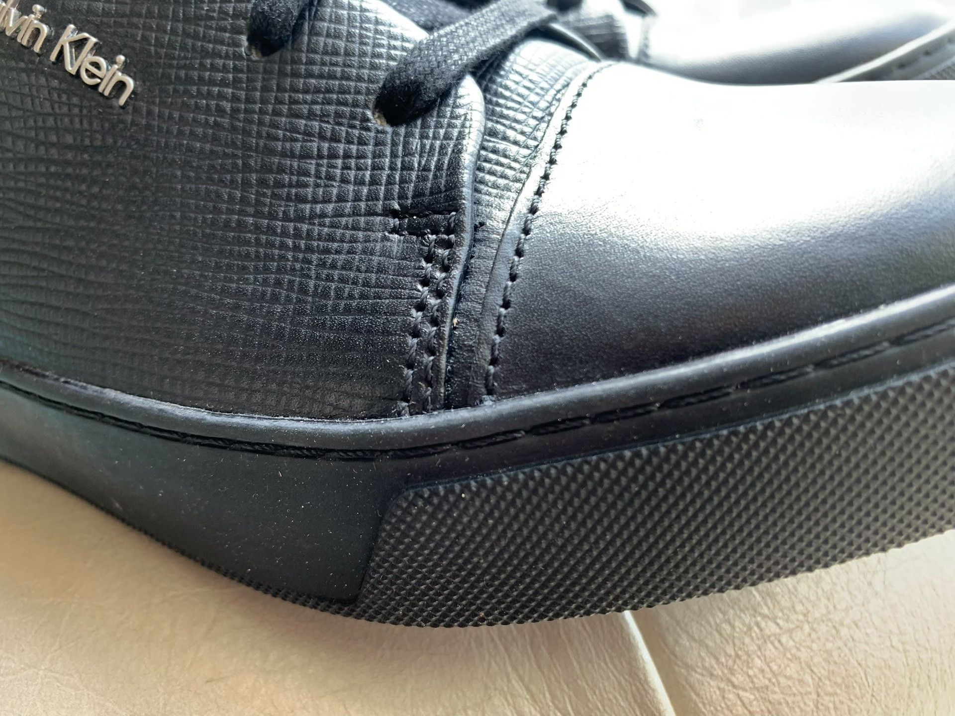 Japanese Brand Calvin Klein Men's Leather Business Casual Shoes Size US 8 / EU 41 - 3 Thumbnail
