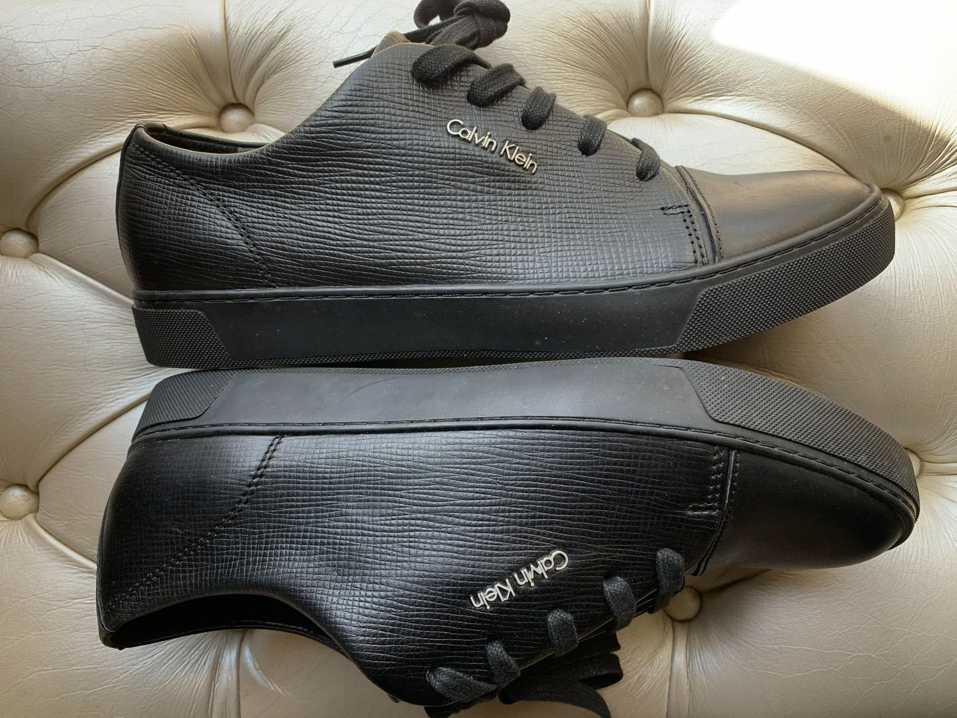 Japanese Brand Calvin Klein Men's Leather Business Casual Shoes Size US 8 / EU 41 - 5 Thumbnail