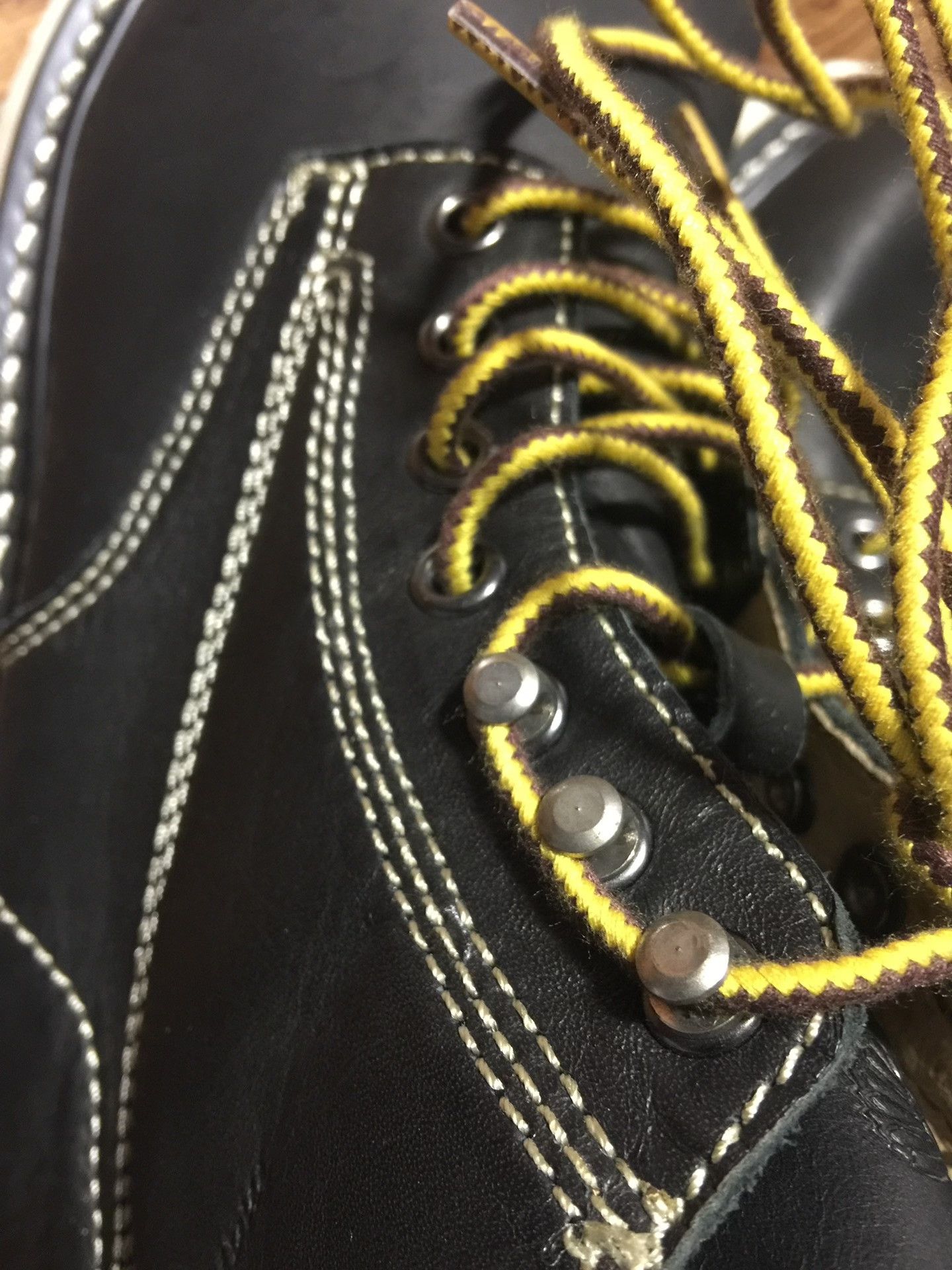 Japanese Brand Marotokool Men's Leather High-Top Martin Shoes Size US 7 / EU 40 - 2 Thumbnail