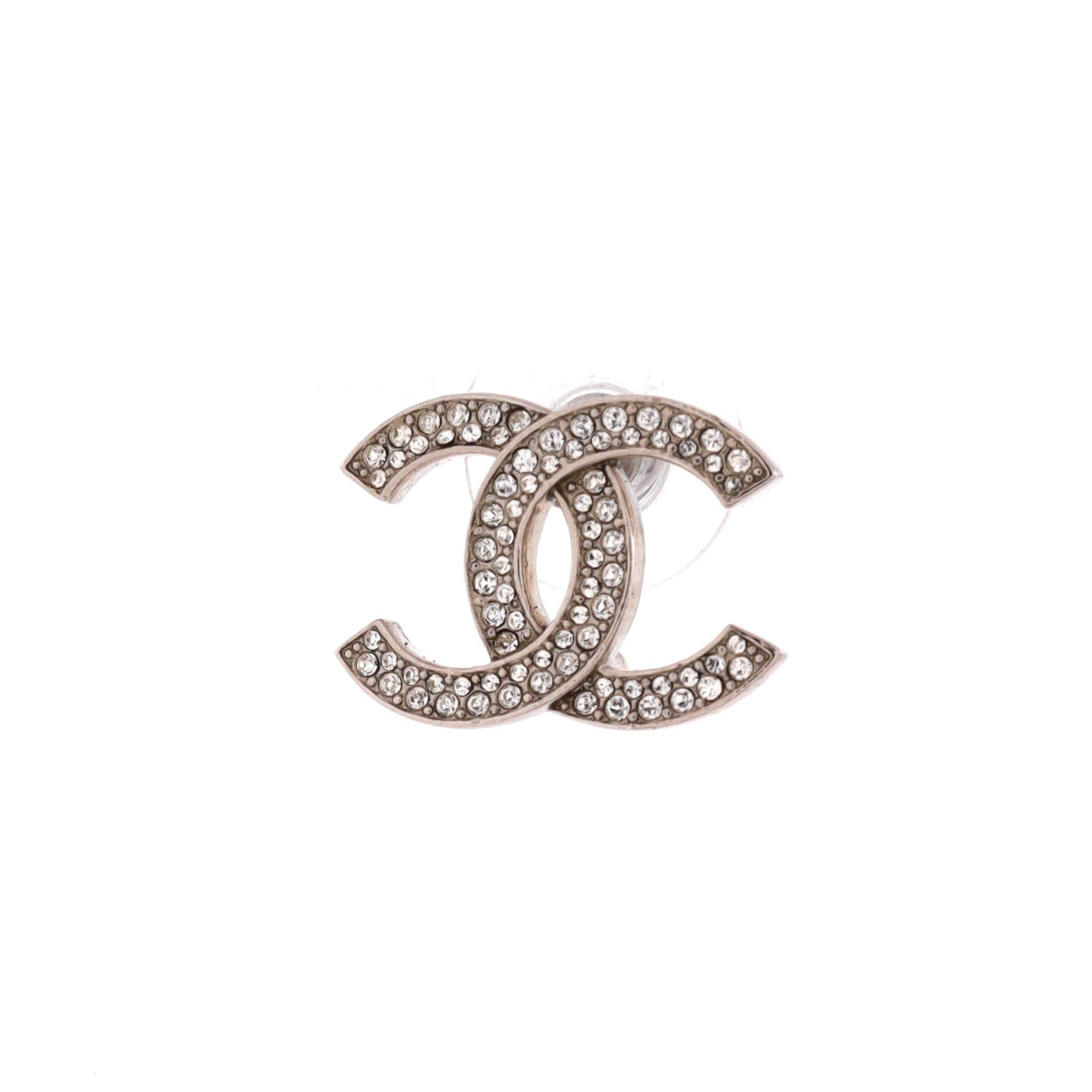 Chanel CC Stud Earrings Size ONE SIZE - 2 Thumbnail