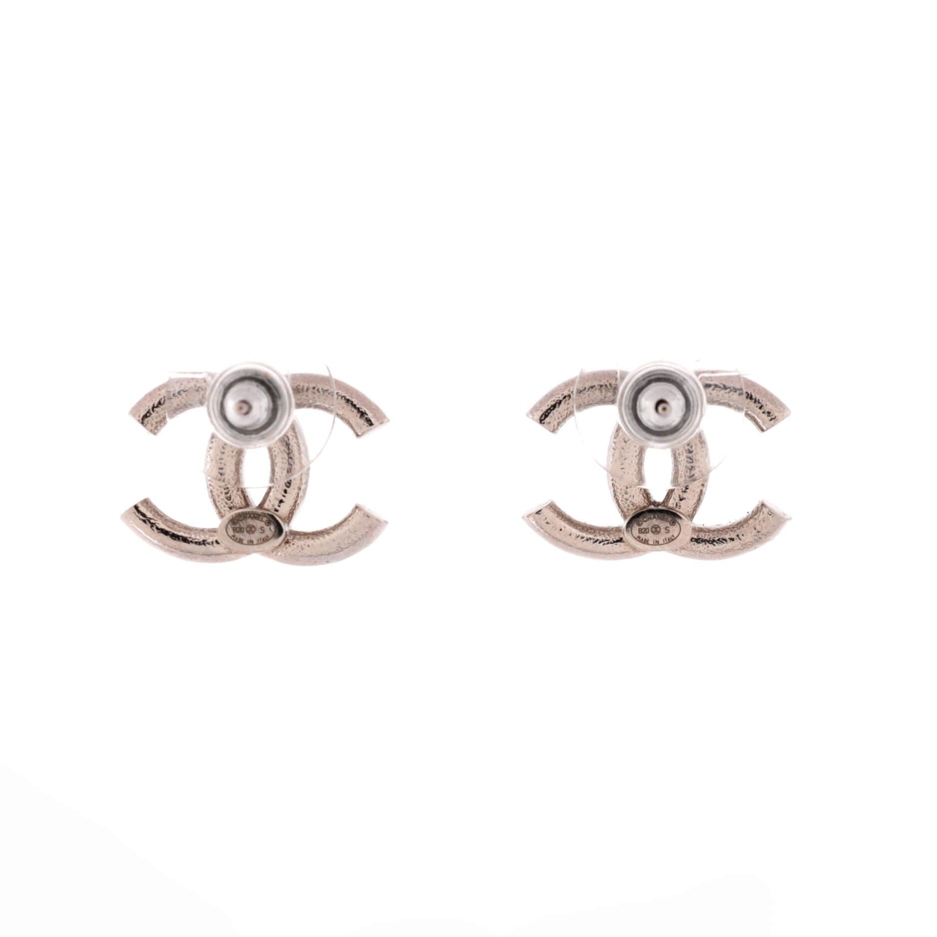 Chanel CC Stud Earrings Size ONE SIZE - 3 Thumbnail