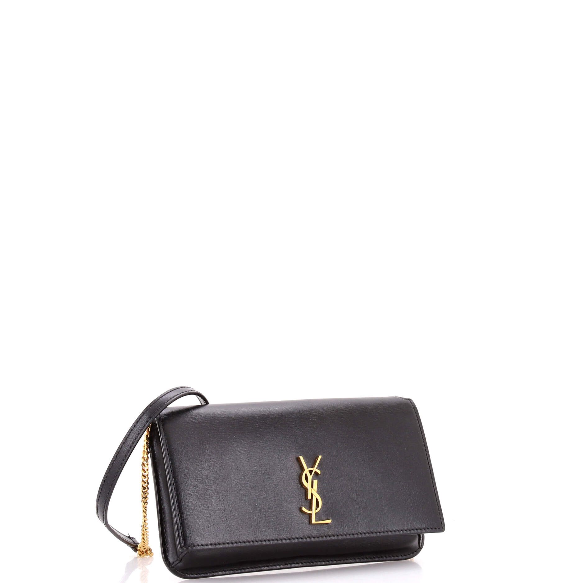 Saint Laurent Paris Classic Monogram Phone Holder Shoulder Bag Size ONE SIZE - 2 Thumbnail