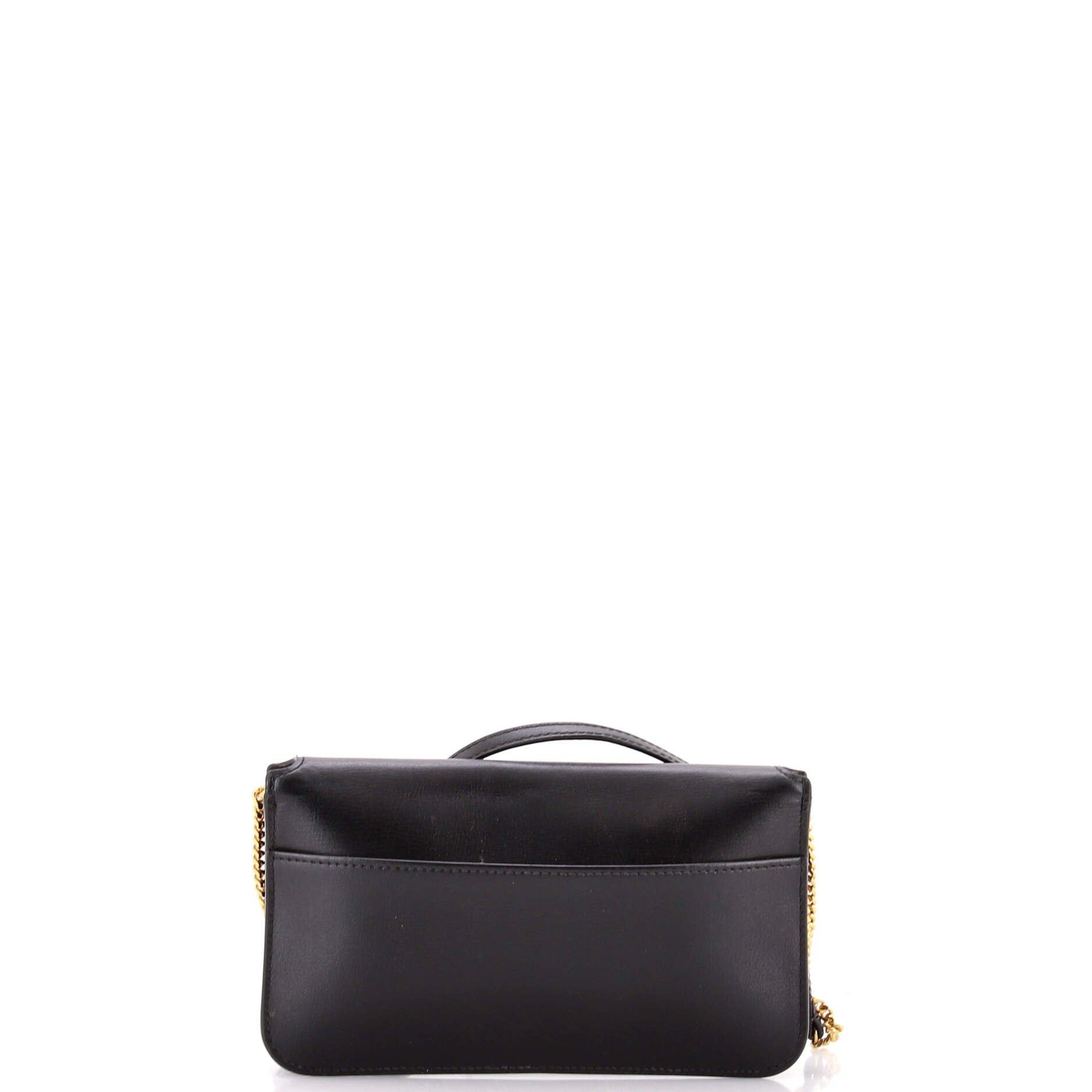 Saint Laurent Paris Classic Monogram Phone Holder Shoulder Bag Size ONE SIZE - 3 Thumbnail