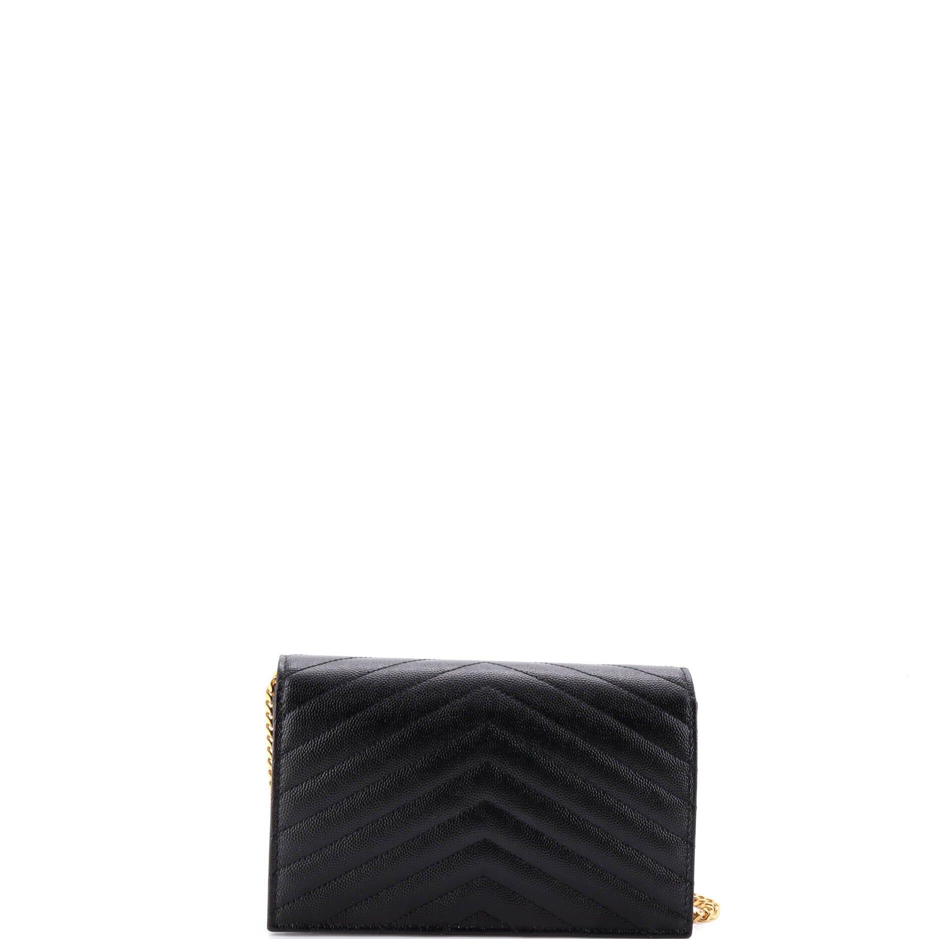 Saint Laurent Paris Classic Monogram Wallet on Chain Size ONE SIZE - 3 Thumbnail