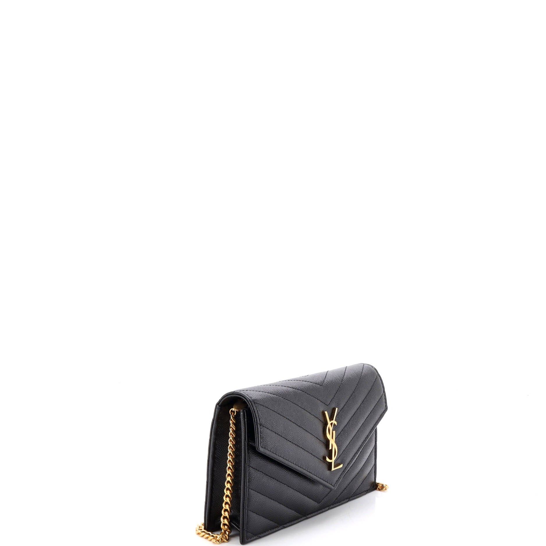 Saint Laurent Paris Classic Monogram Wallet on Chain Size ONE SIZE - 2 Thumbnail