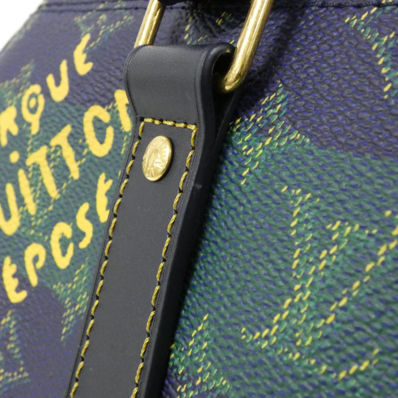 Louis Vuitton Louis Vuitton Louis Vuitton Monogram Heritage Keepall Coated Canvas Boston Bag Textile Travel Bag M25786 DUTY FREE for USA Size ONE SIZE - 4 Thumbnail