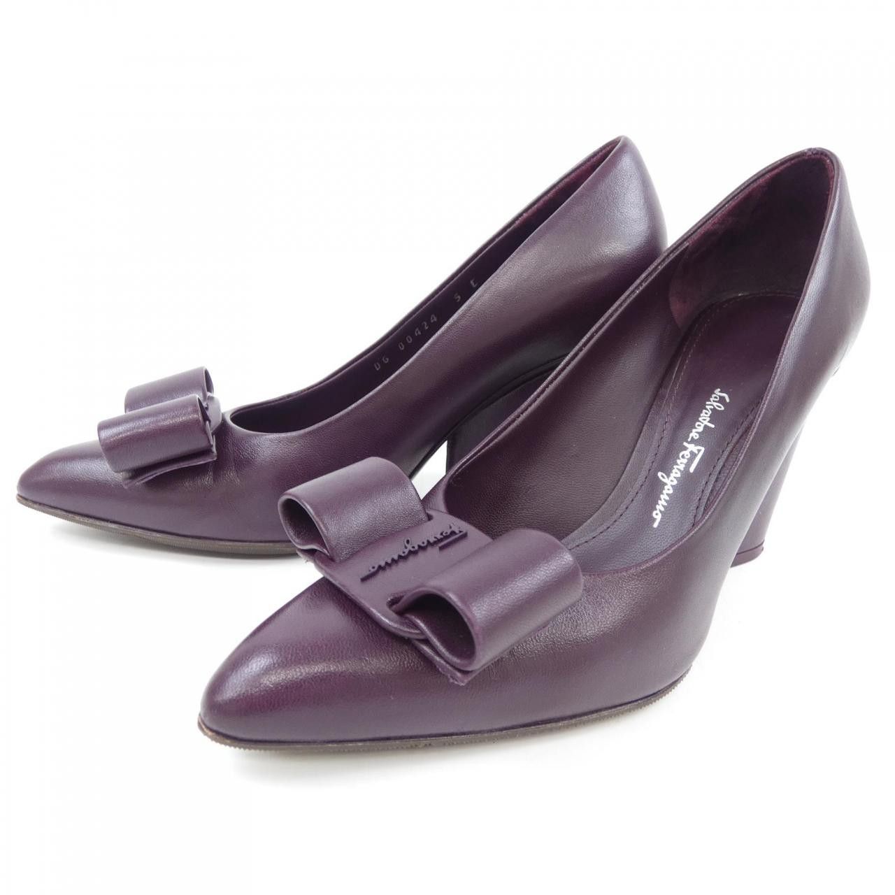 Salvatore Ferragamo Salvatore Ferragamo Salvatore Ferragamo Leather Pumps Leather Shoes DUTY FREE for USA Size ONE SIZE - 3 Thumbnail