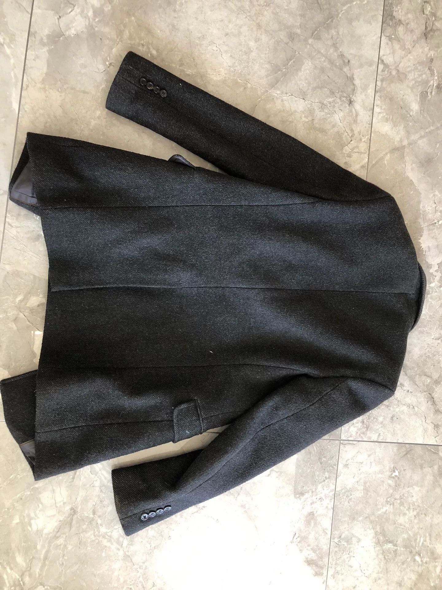 Japanese Brand GoldGoose Men's Thick Wool Coat Size US M / EU 48-50 / 2 - 2 Thumbnail