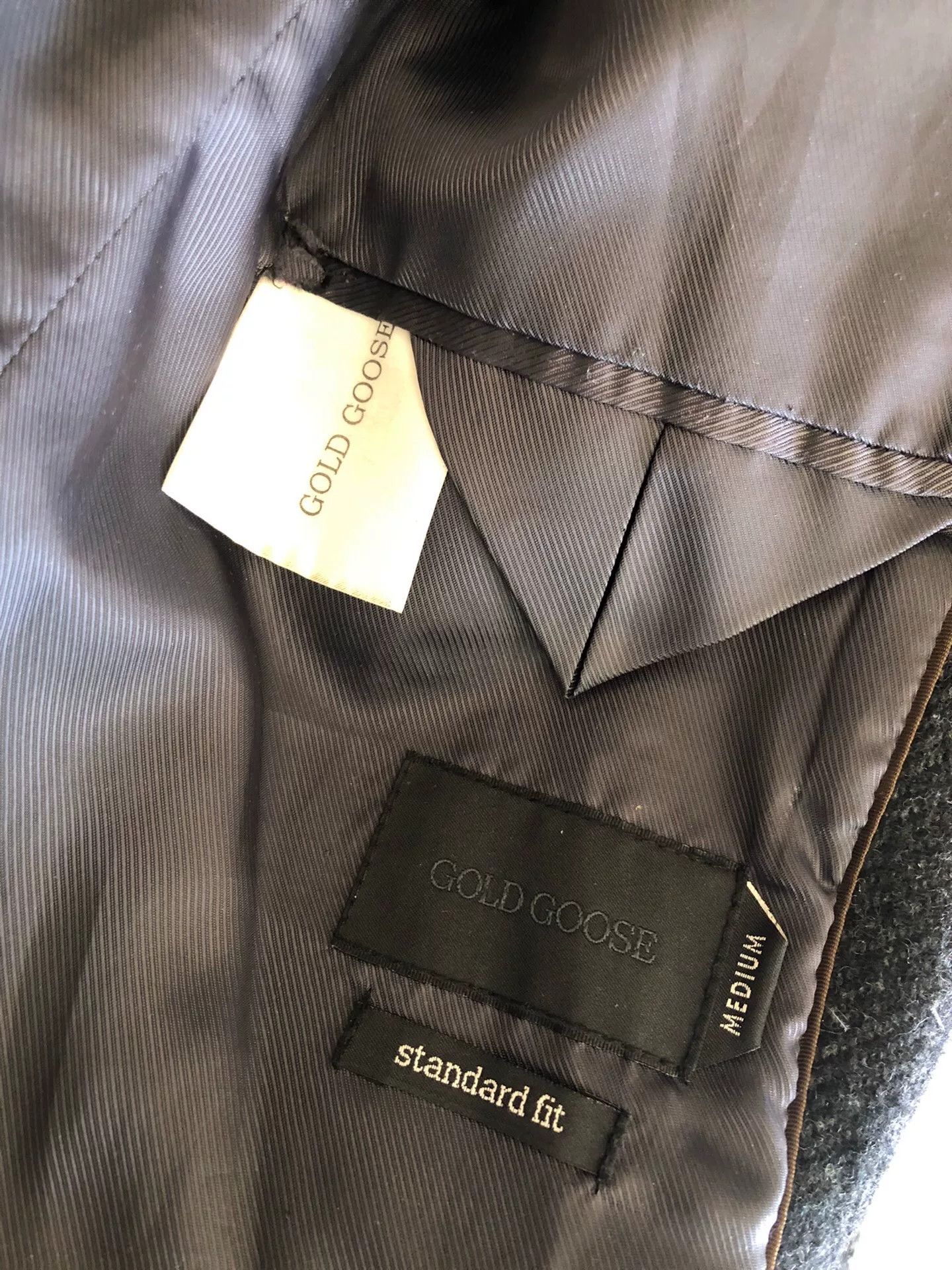 Japanese Brand GoldGoose Men's Thick Wool Coat Size US M / EU 48-50 / 2 - 7 Thumbnail