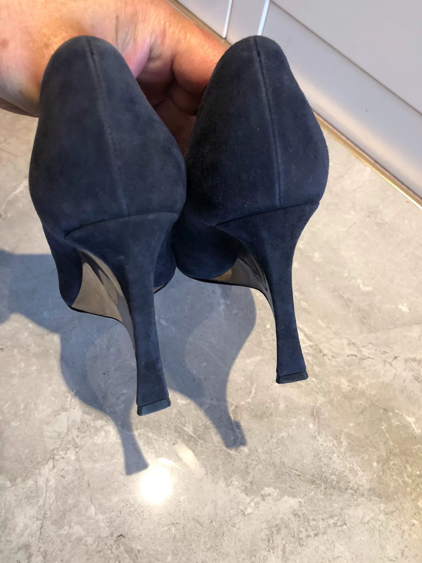 Japanese Brand Dior Limited Suede Metal Heel Shoes Size US 6 / IT 36 - 5 Thumbnail