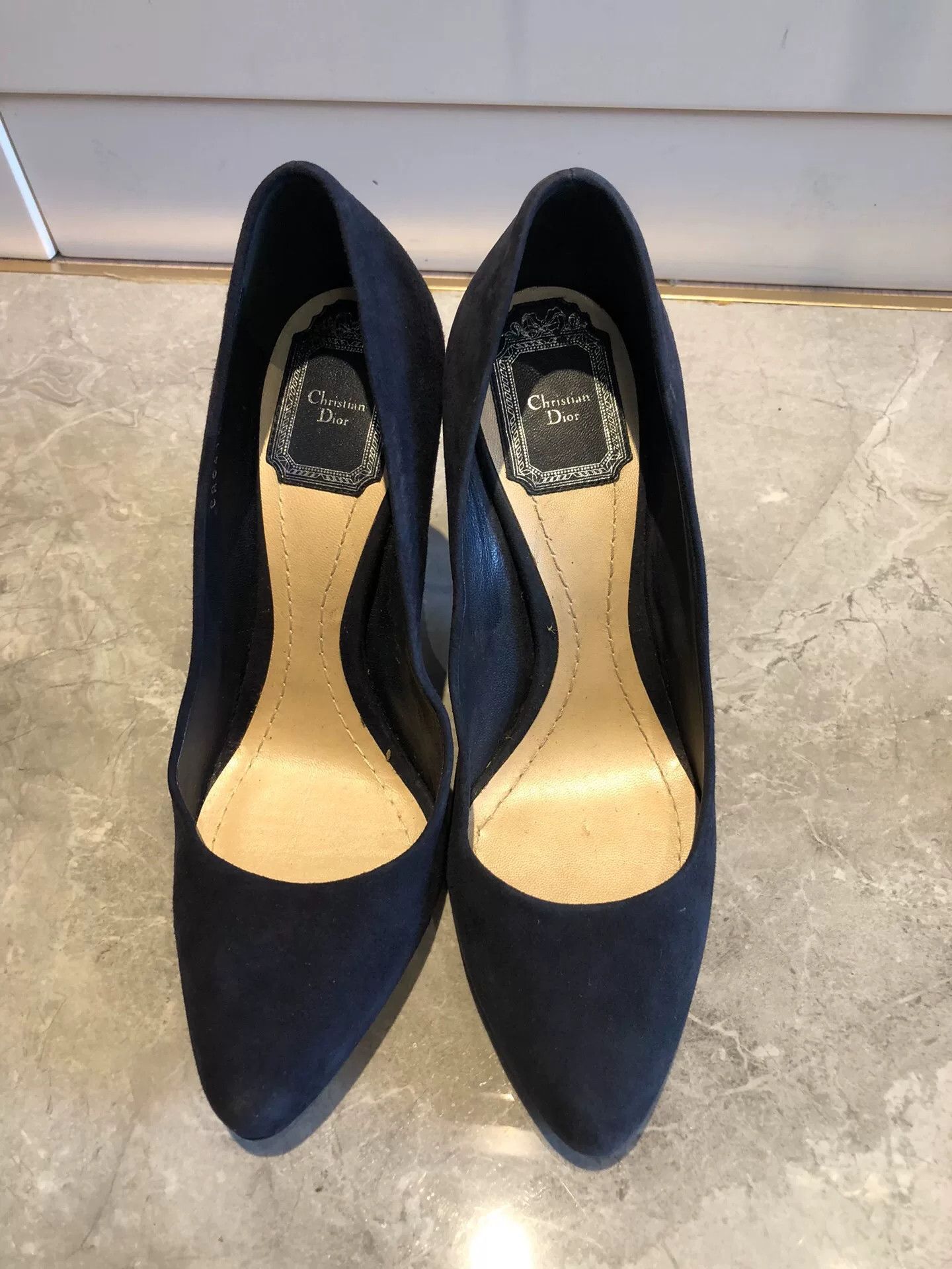 Japanese Brand Dior Limited Suede Metal Heel Shoes Size US 6 / IT 36 - 2 Thumbnail