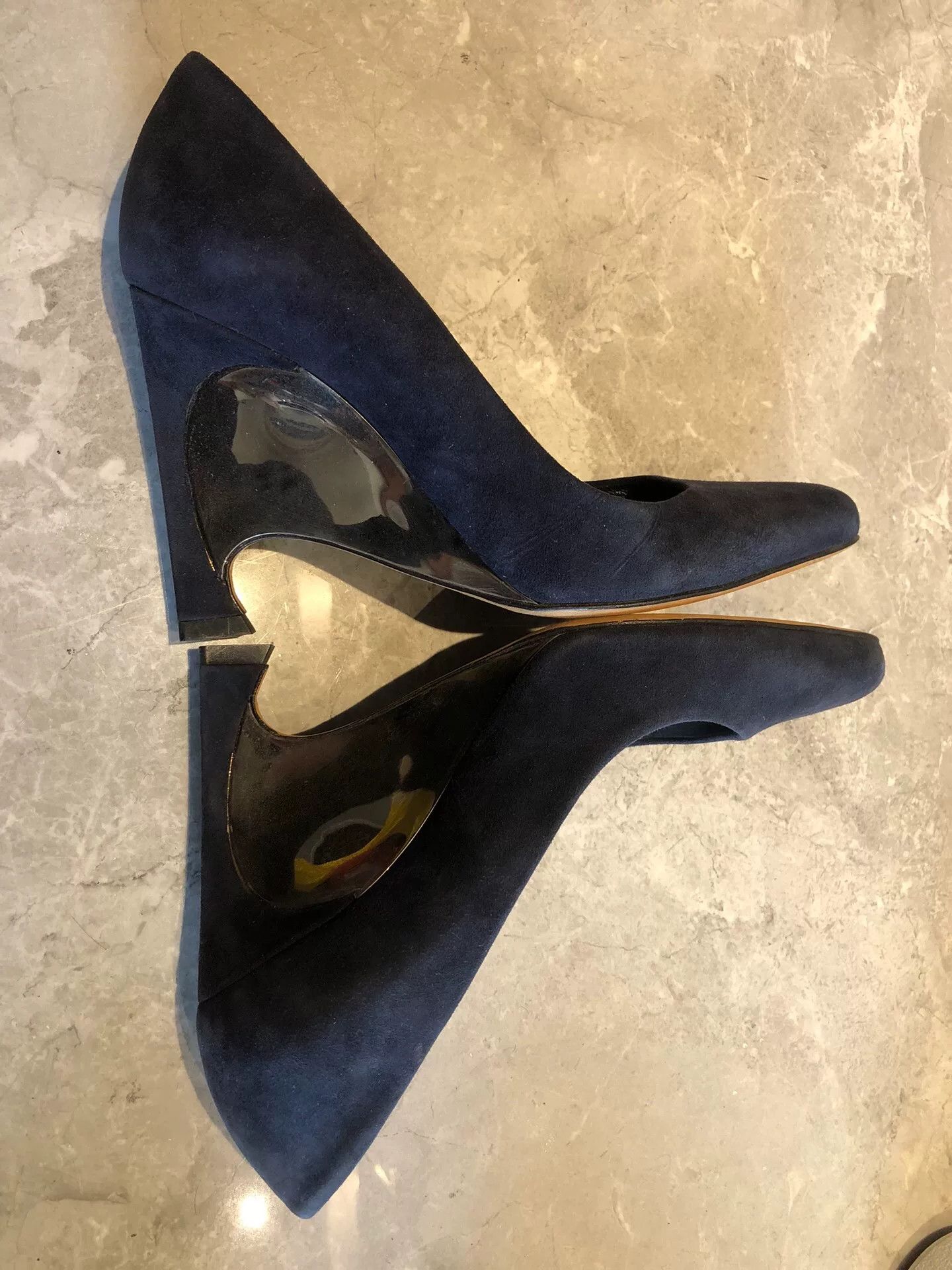Japanese Brand Dior Limited Suede Metal Heel Shoes Size US 6 / IT 36 - 3 Thumbnail