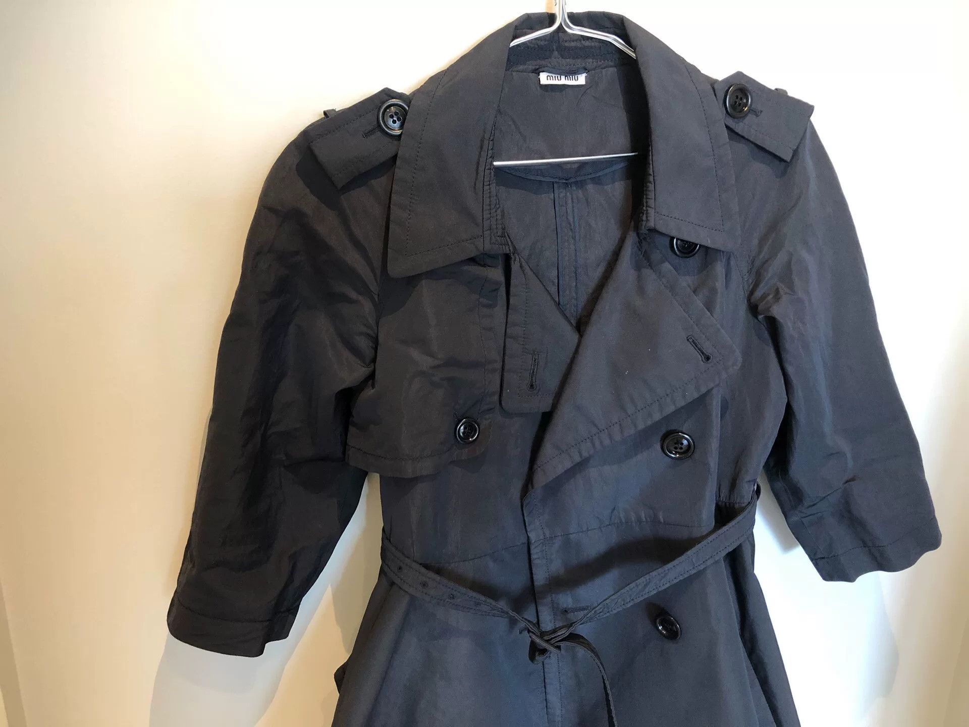 Miu Miu Miu Miu Runway Puff Hem Trench Coat Size S / US 4 / IT 40 - 3 Thumbnail