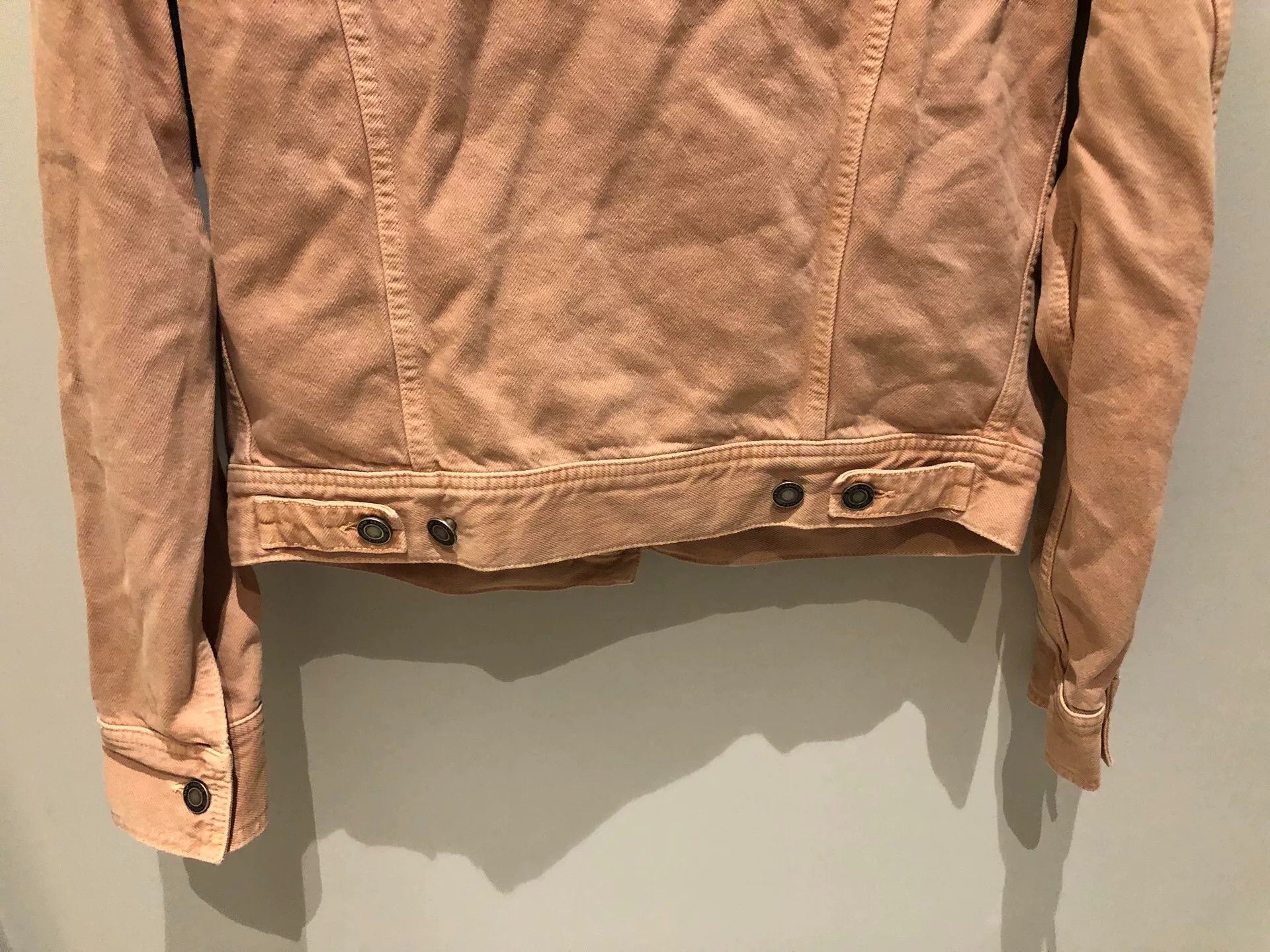 Saint Laurent Paris Saint Laurent Women's Light Pink Denim Jacket Size XS / US 0-2 / IT 36-38 - 5 Thumbnail