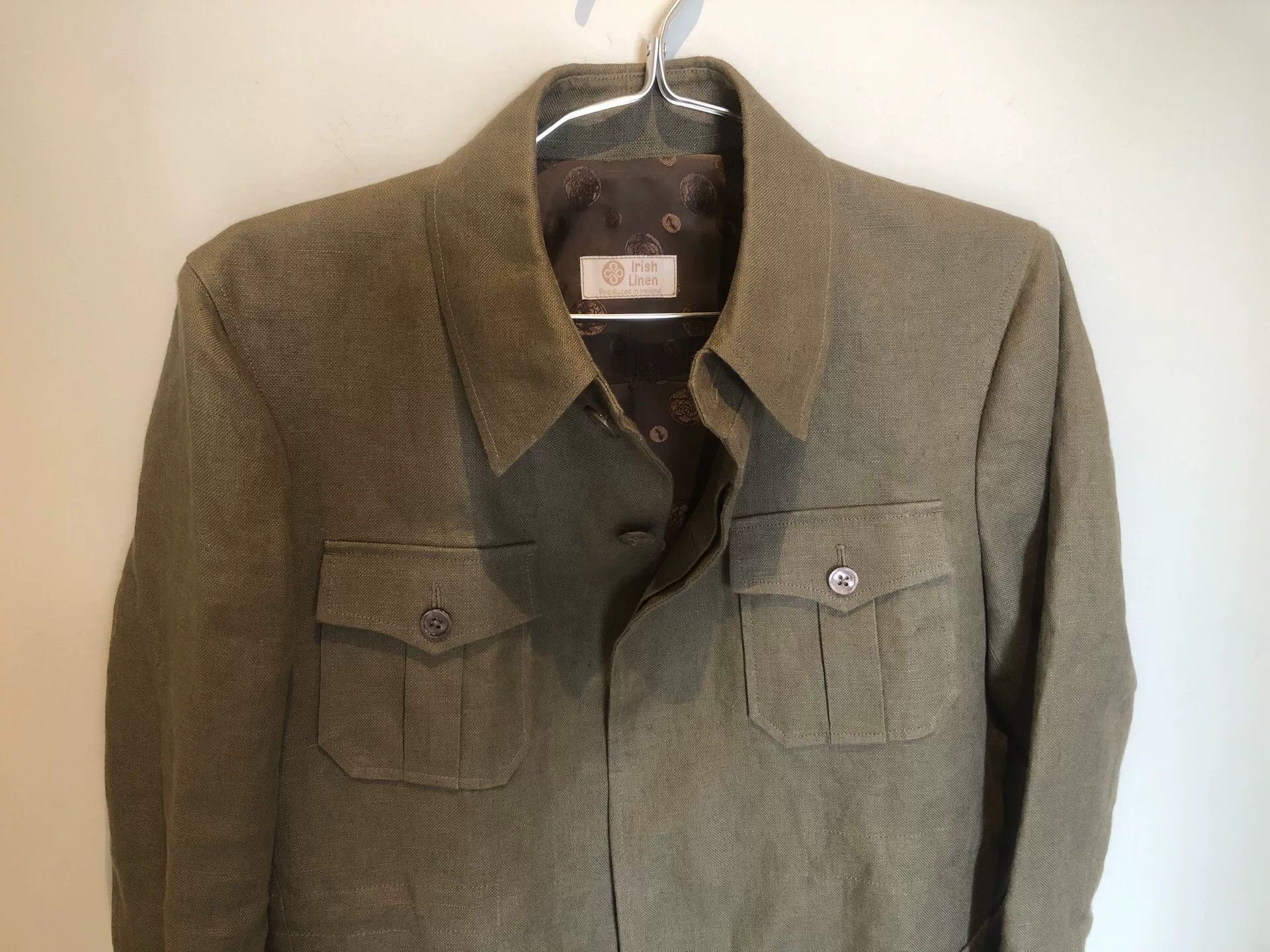 Japanese Brand Brooks Brothers Men's Linen Zhongshan Suit Size US M / EU 48-50 / 2 - 3 Thumbnail