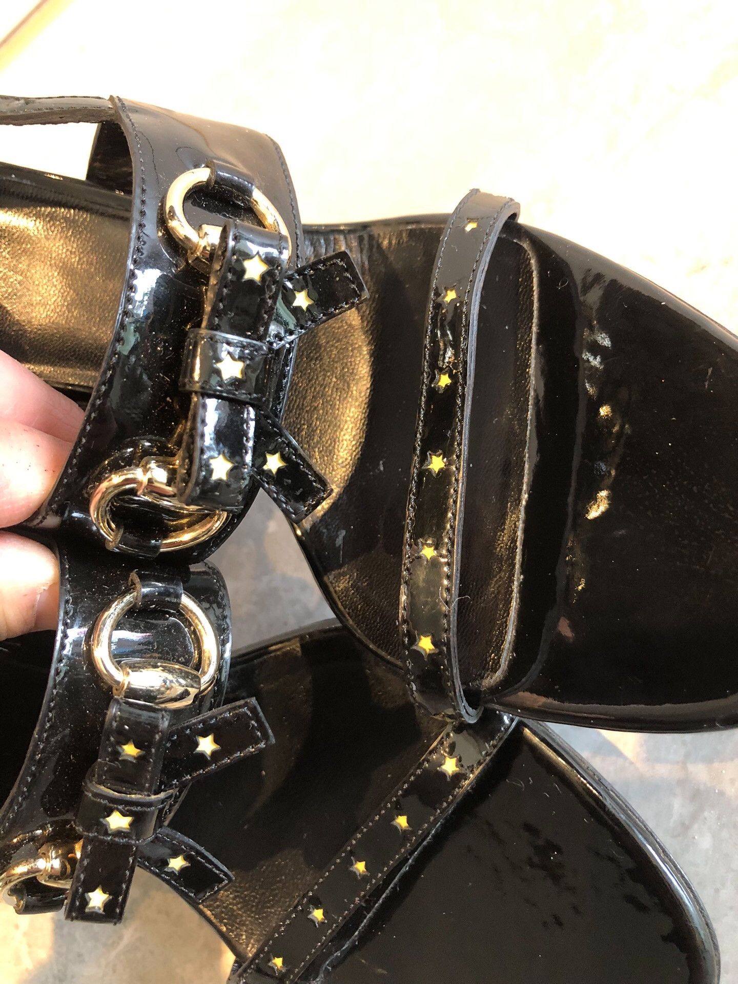 Japanese Brand Gucci Black Tassel Horsebit Leather Heels Size US 7 / IT 37 - 3 Thumbnail