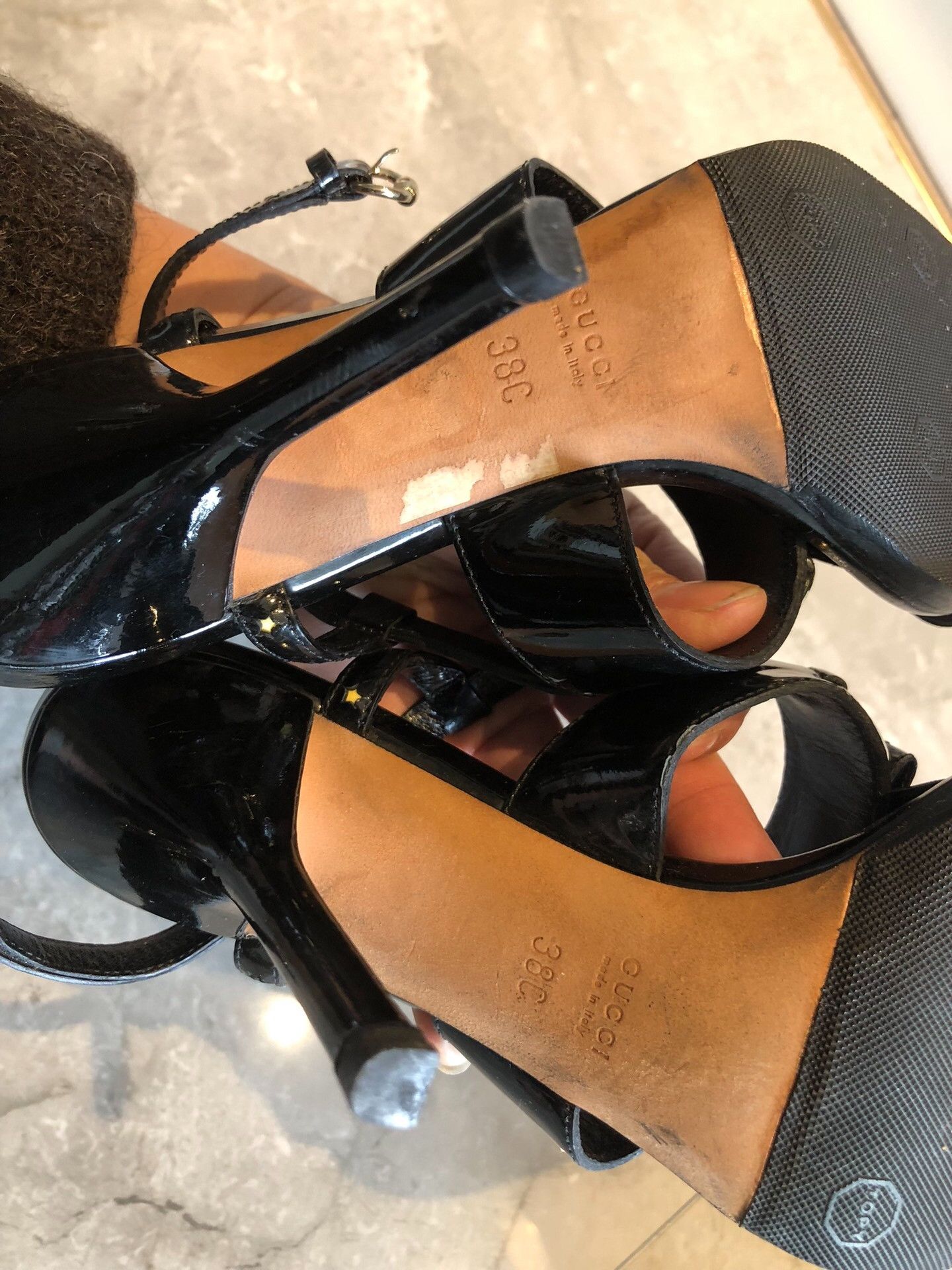 Japanese Brand Gucci Black Tassel Horsebit Leather Heels Size US 7 / IT 37 - 7 Thumbnail