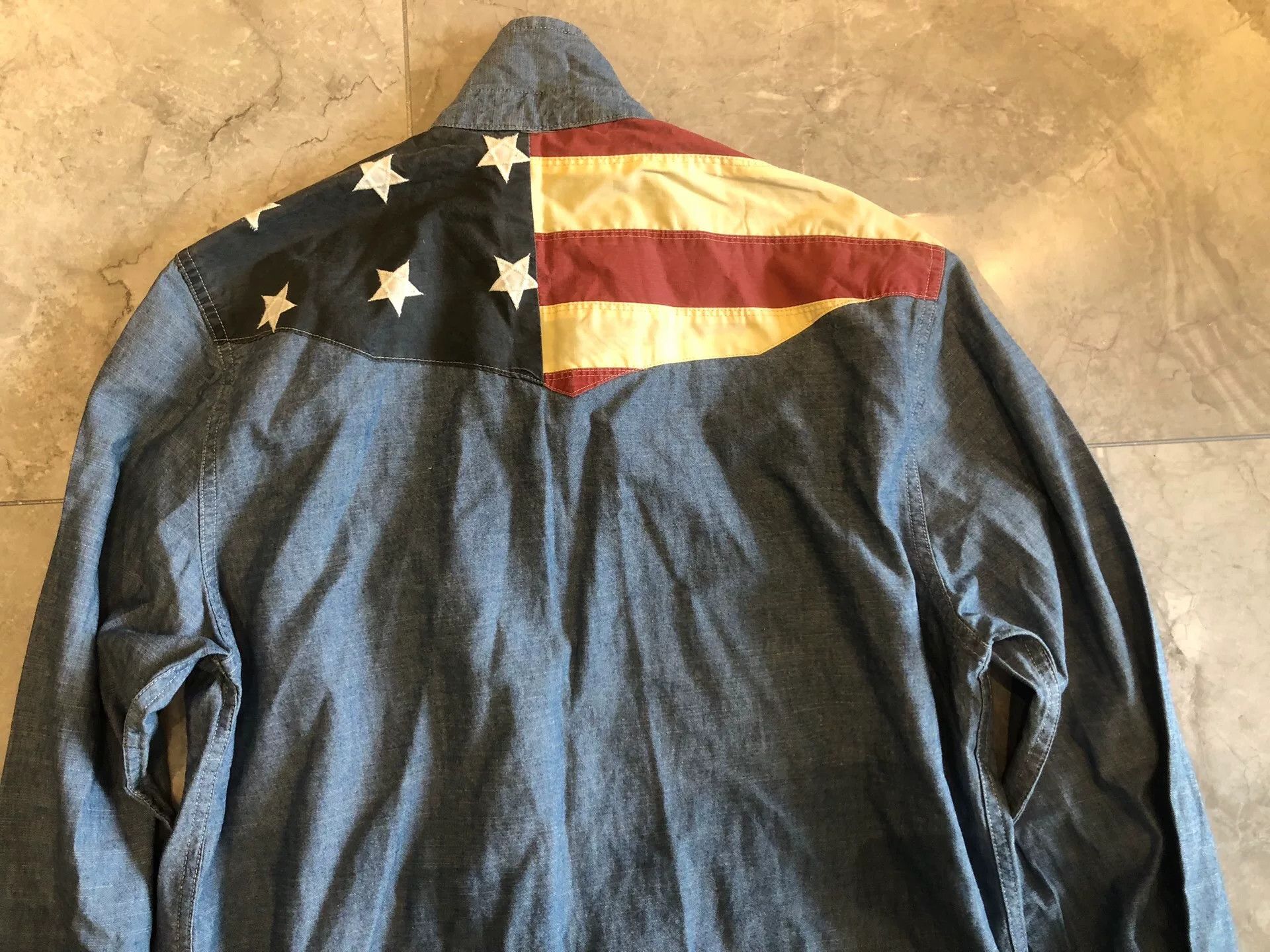 Japanese Brand Ralph Lauren Vintage Denim Shirt Jacket Size US L / EU 52-54 / 3 - 6 Thumbnail
