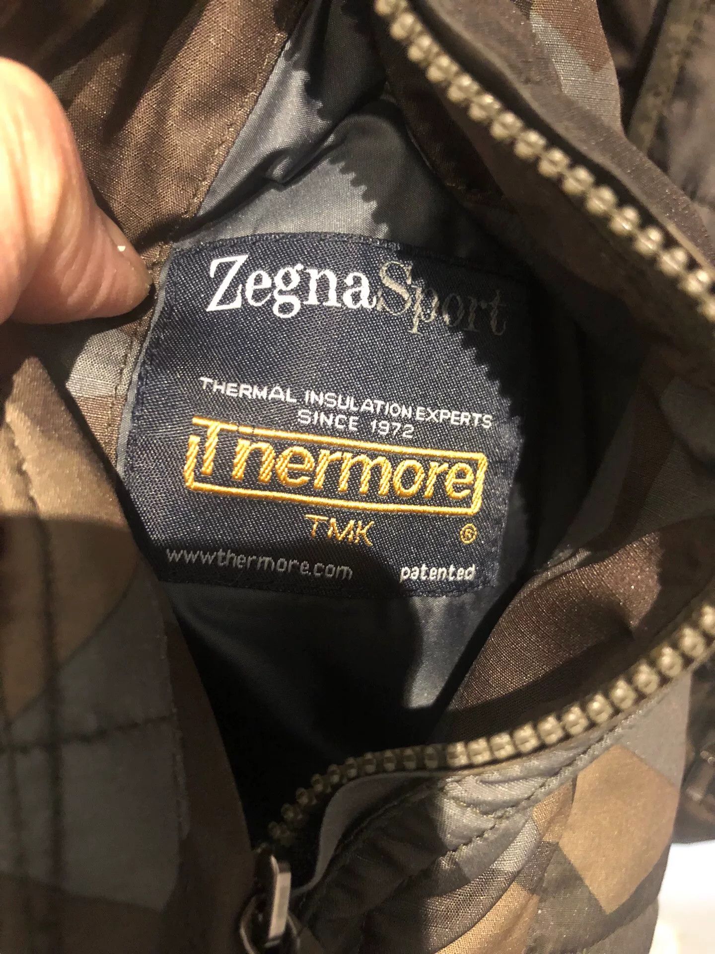 Japanese Brand Zegna Sport Reversible Men's Winter Jacket Size US L / EU 52-54 / 3 - 8 Thumbnail