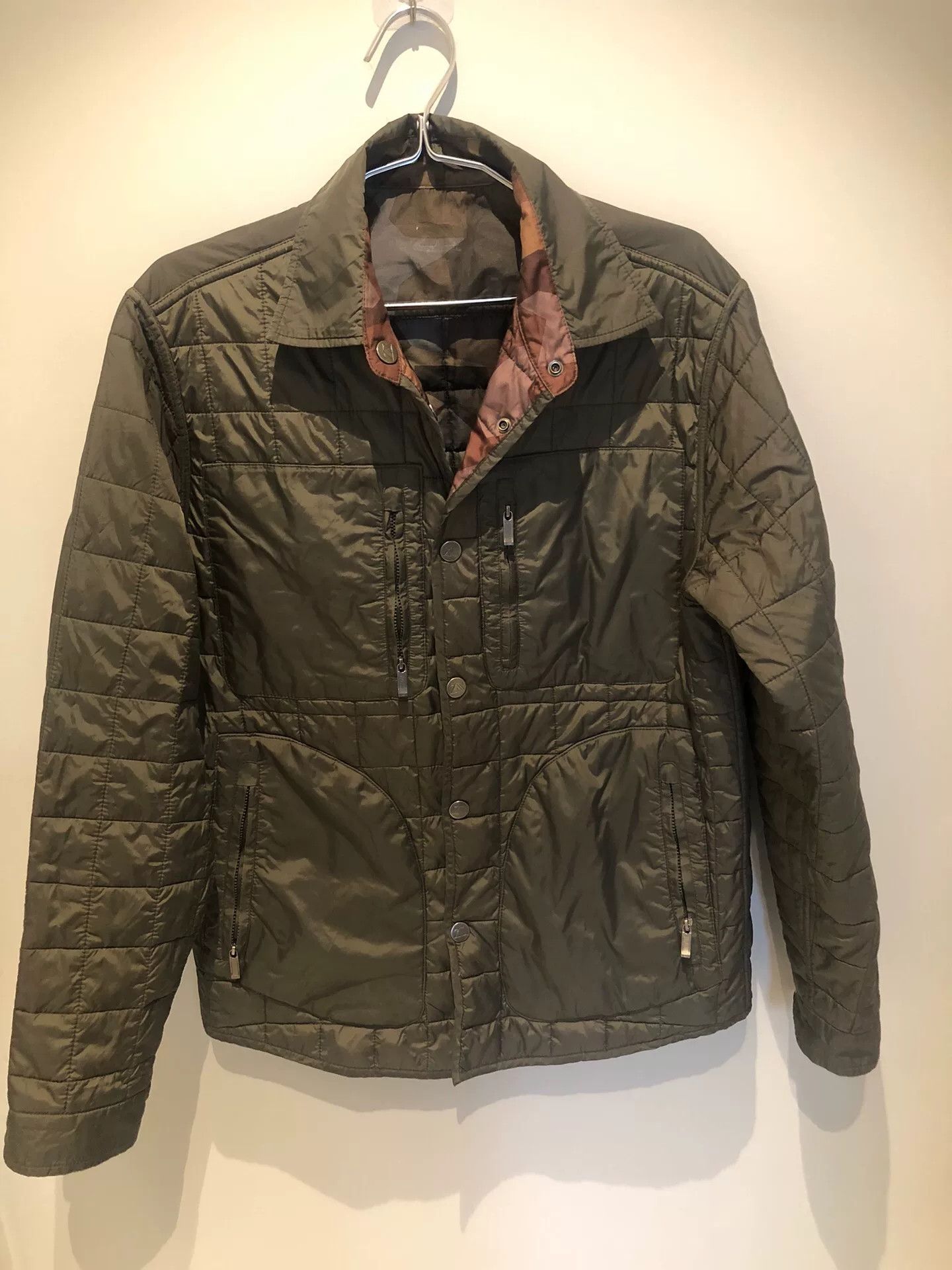 Japanese Brand Zegna Sport Reversible Men's Winter Jacket Size US L / EU 52-54 / 3 - 2 Thumbnail
