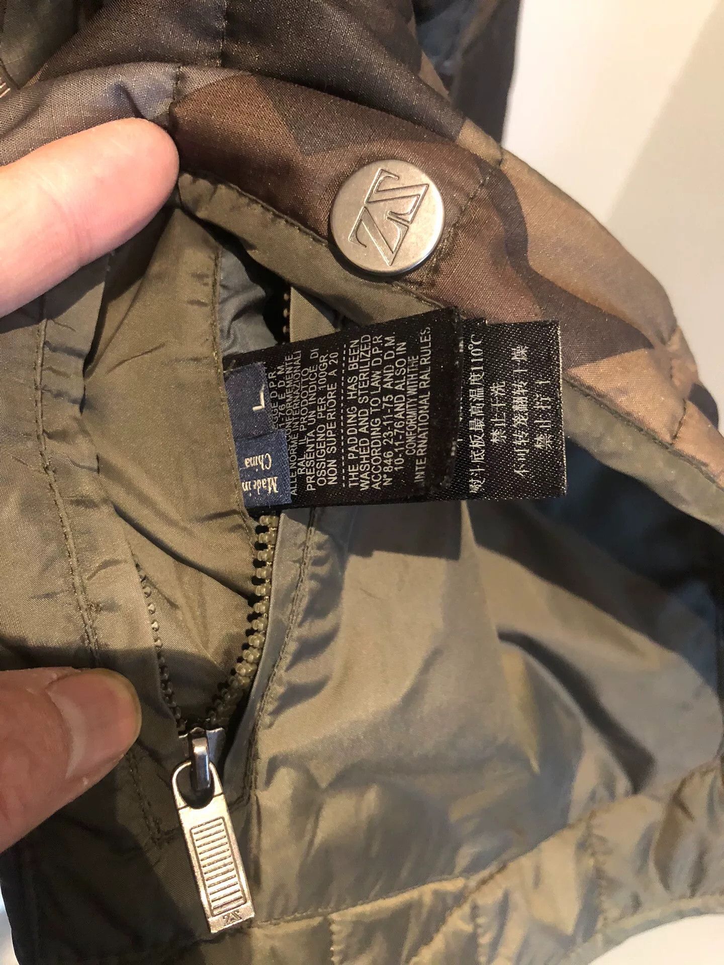 Japanese Brand Zegna Sport Reversible Men's Winter Jacket Size US L / EU 52-54 / 3 - 9 Thumbnail