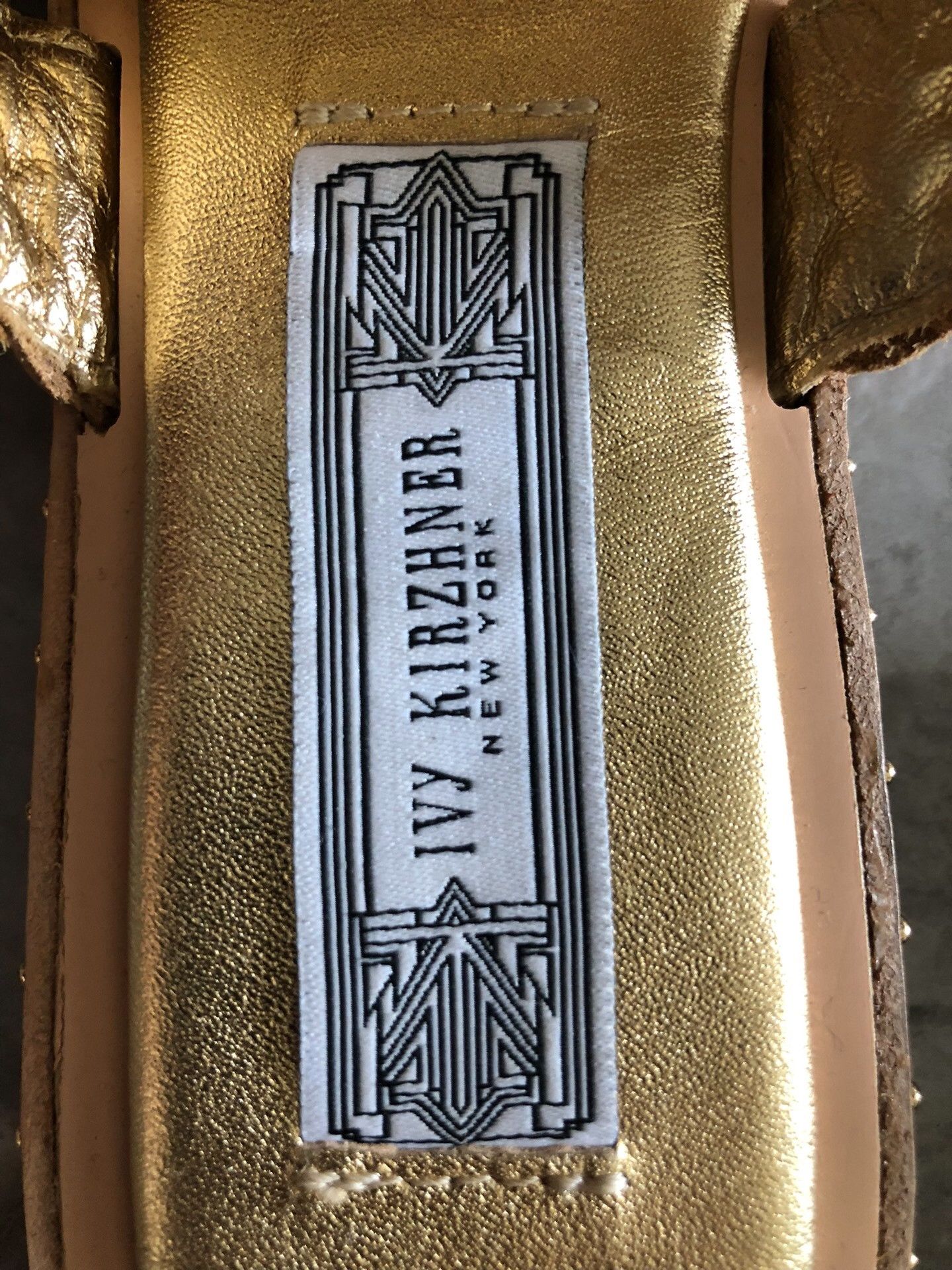Japanese Brand Ivy Kirzhner Leather Gem-Embellished Slippers Size US 5 / IT 35 - 5 Thumbnail