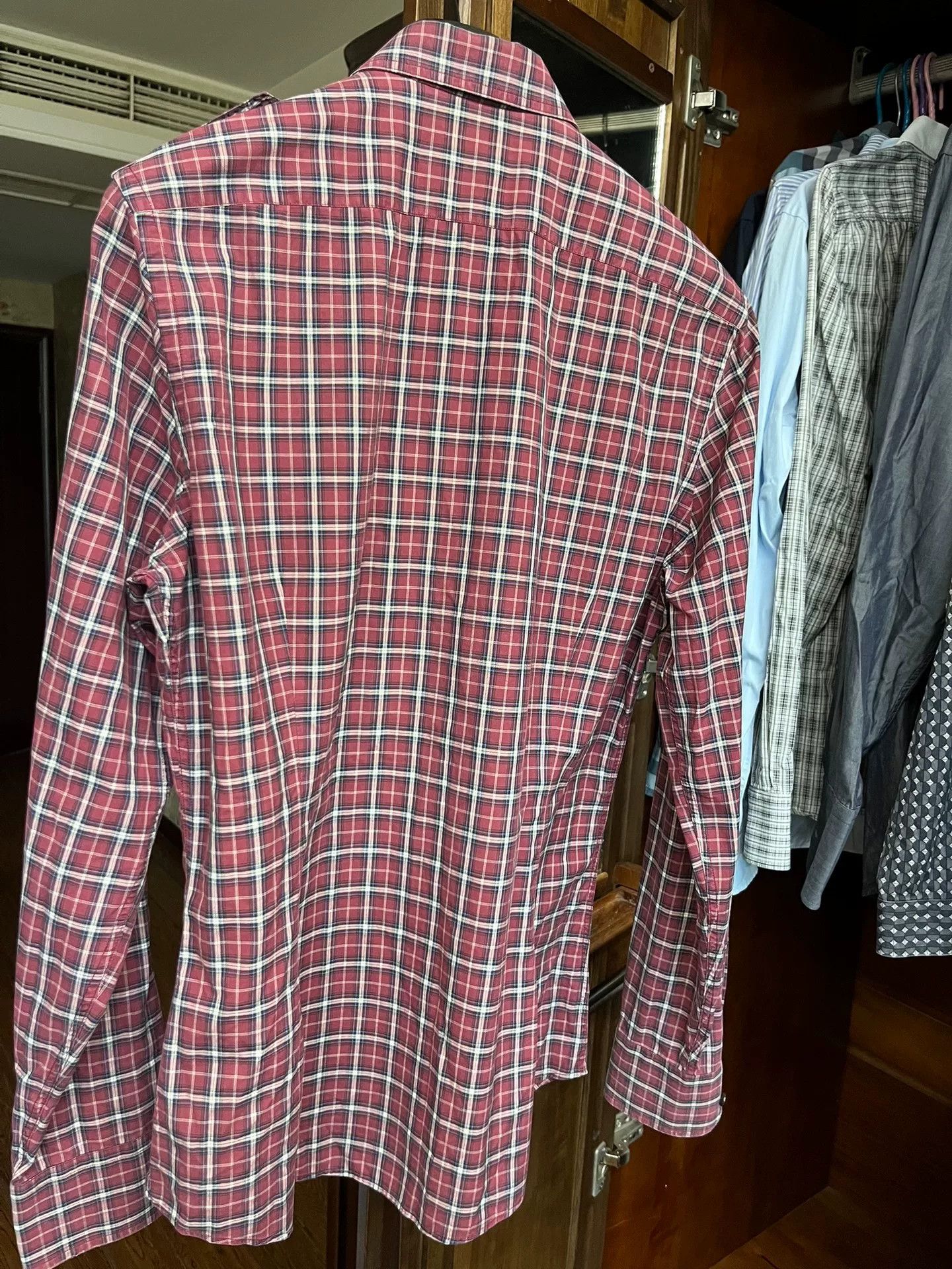 Japanese Brand Gucci Slim Fit Checkered Shirt Size US M / EU 48-50 / 2 - 6 Thumbnail