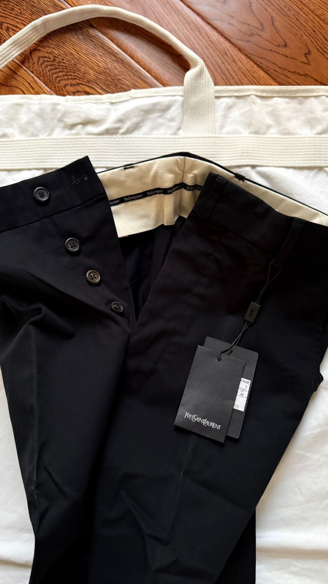 Saint Laurent Paris SAINT LAURENT Cotton Casual Pants Size US 28 / EU 44 - 3 Thumbnail