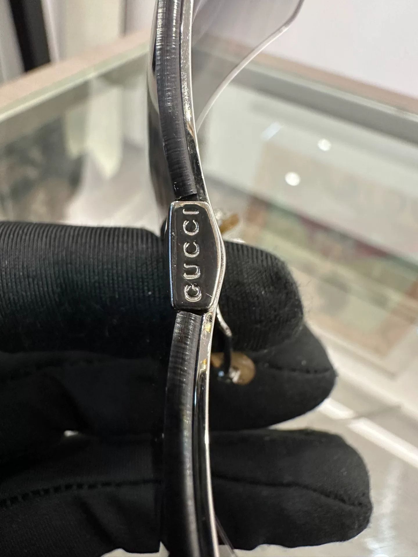 Japanese Brand Gucci Gradient Rimless Sunglasses Size ONE SIZE - 6 Thumbnail