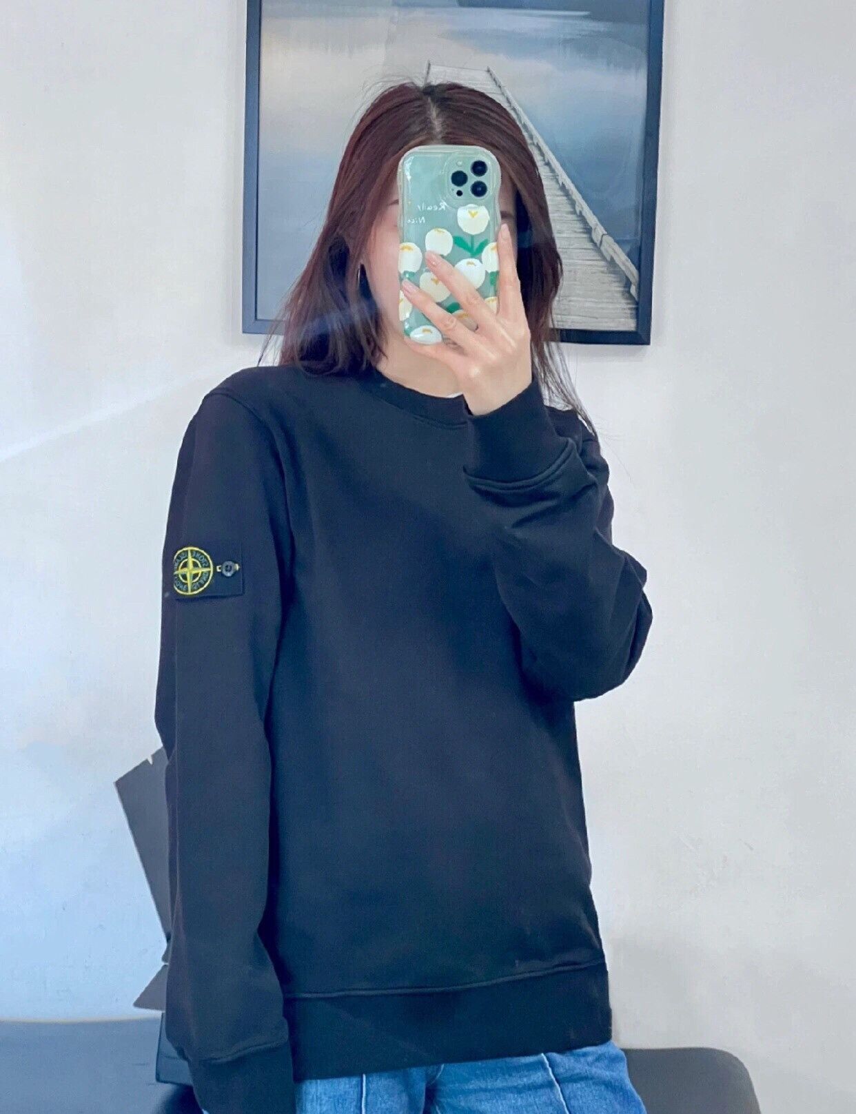 Japanese Brand Stone Island Side Logo Long-Sleeve Sweatshirt Size US M / EU 48-50 / 2 - 2 Thumbnail