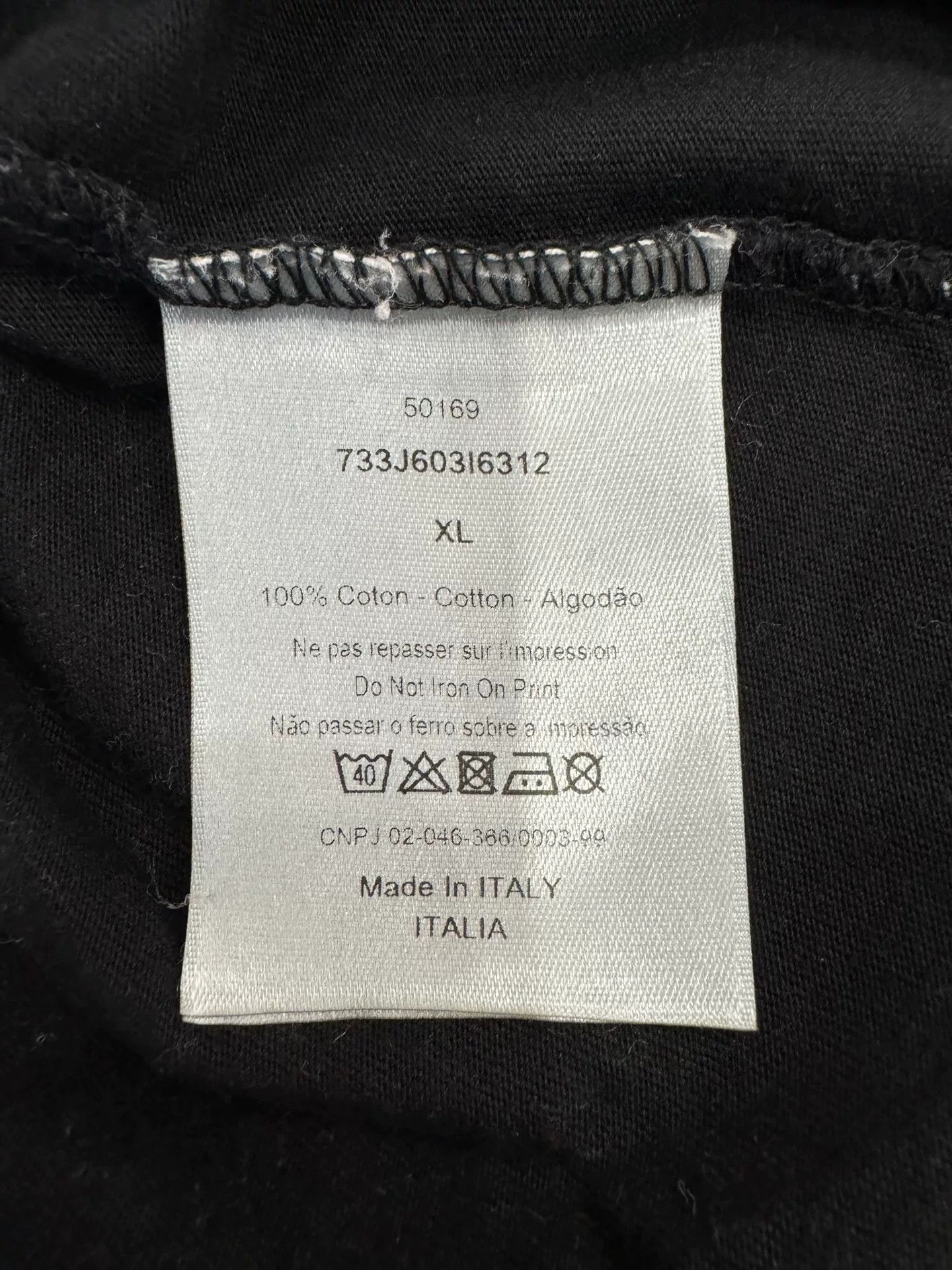 Japanese Brand Dior Women Black Short-Sleeve Tee XL Size XL / US 12-14 / IT 48-50 - 6 Thumbnail