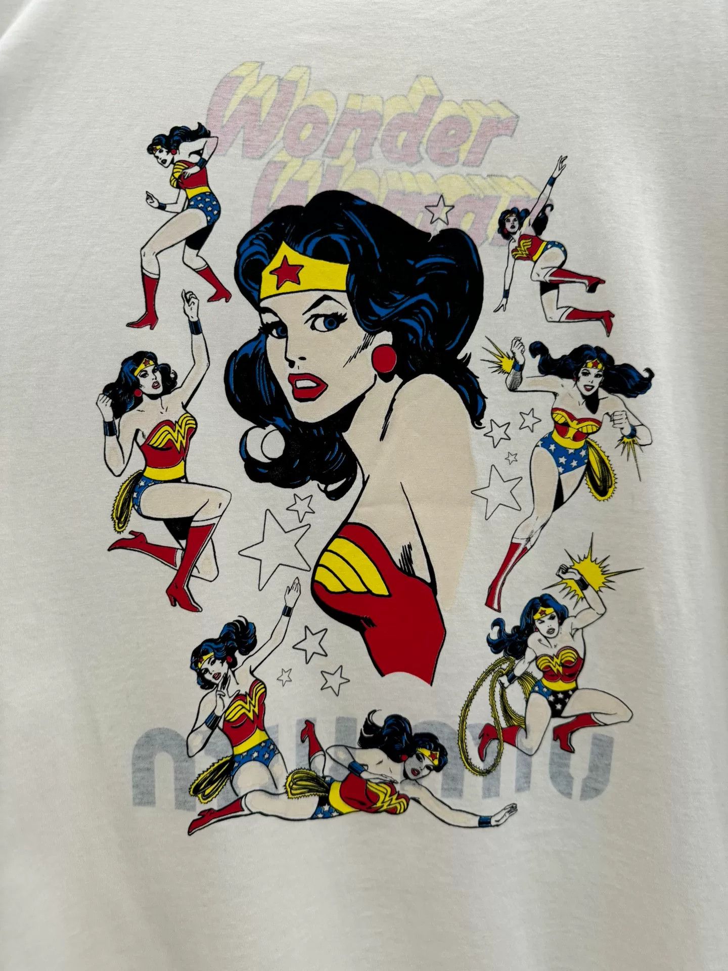 Miu Miu Miumiu Wonder Woman Women's Short-Sleeve Tee Size M / US 6-8 / IT 42-44 - 3 Thumbnail